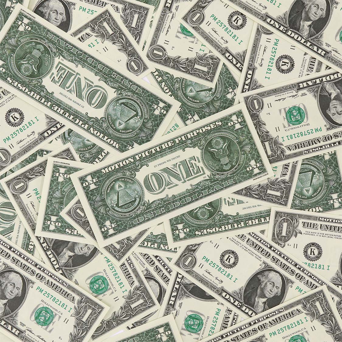 Money Prop - New Series $1 Crisp Full Print $100 Stack - Image 3