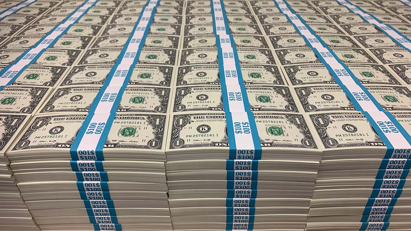 Money Prop - New Series $1 Crisp Full Print $100 Stack - Image 7