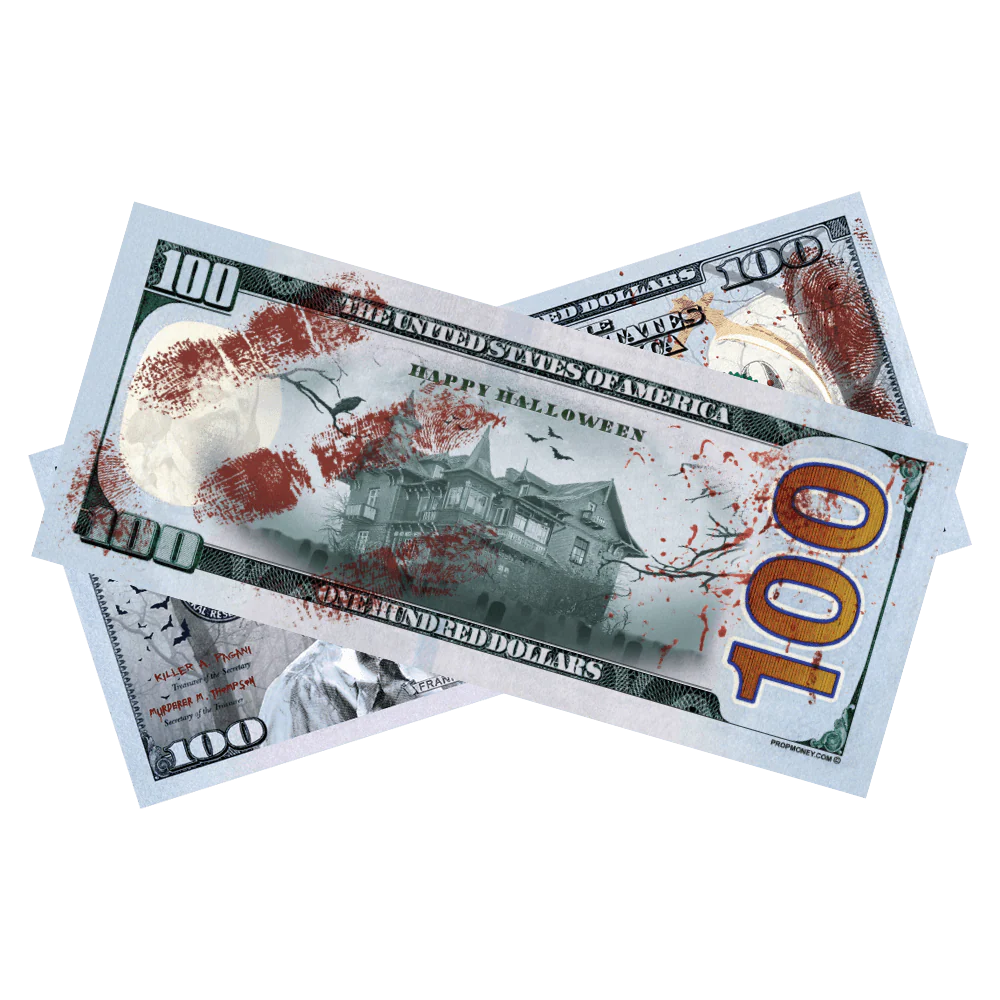 Money Prop - $100 Halloween Graveyard Bills - Image 2