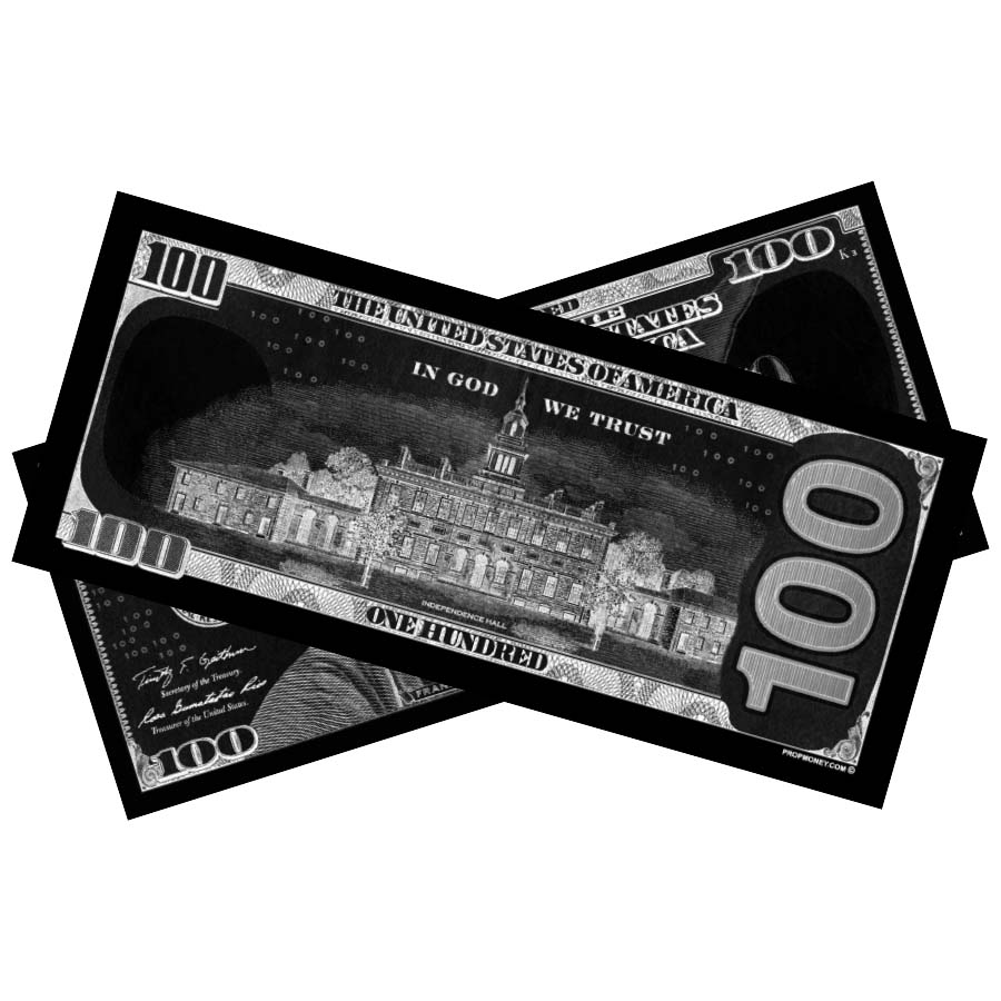 Money Prop 100x $100 New Series Black Bills - Image 2