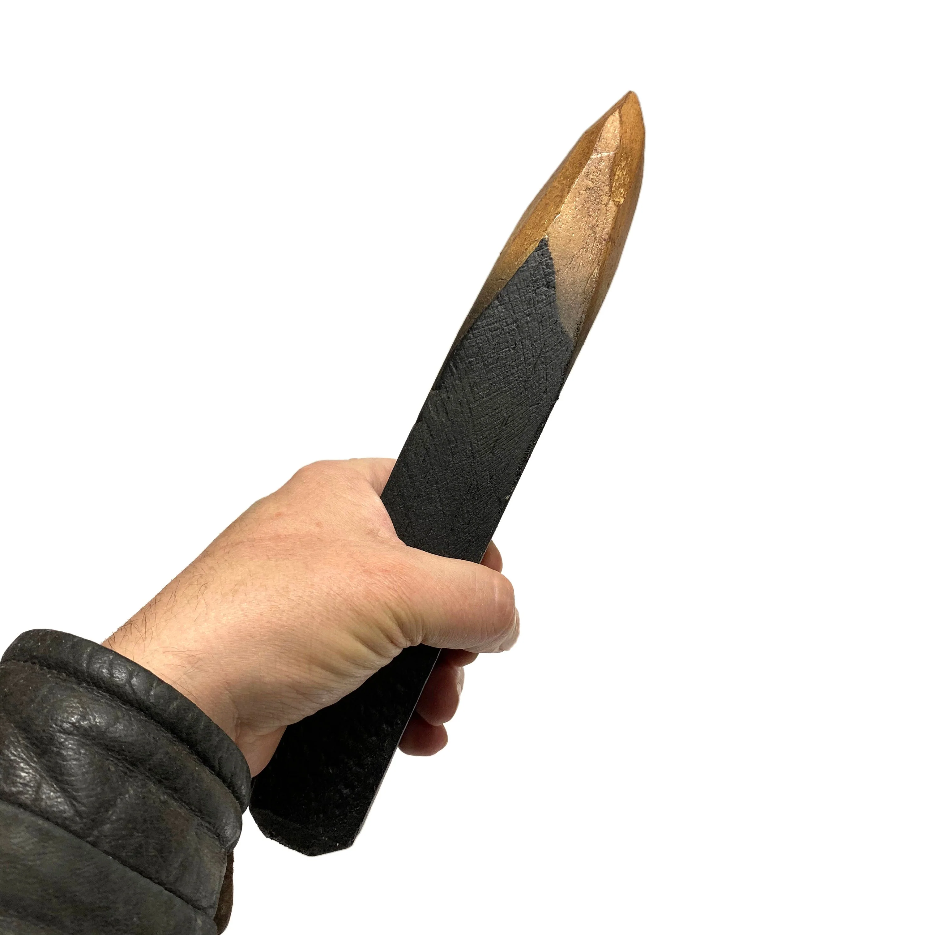 11 Inch Foam Rubber Wooden Vampire Hand Stake Stunt Prop - Image 6