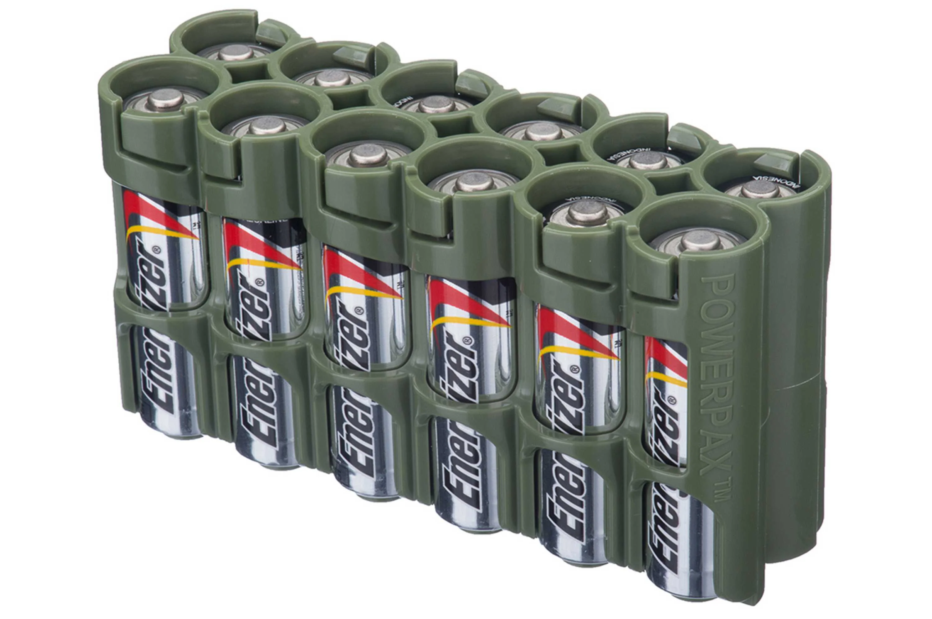 Storacell AA - 12 Pack Battery Caddy (Military Green) - Image 2