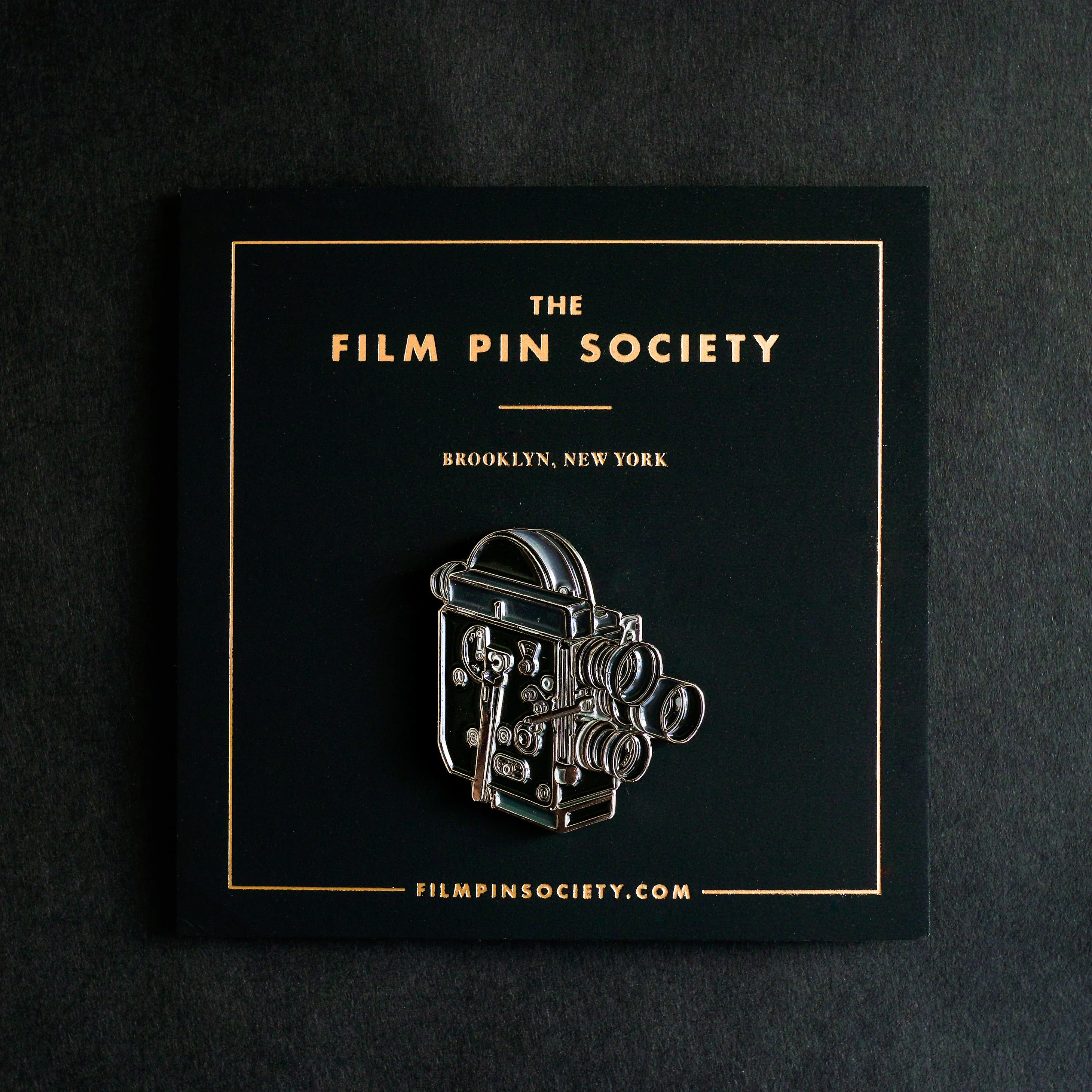 16mm Film Camera Enamel Pin - Image 5