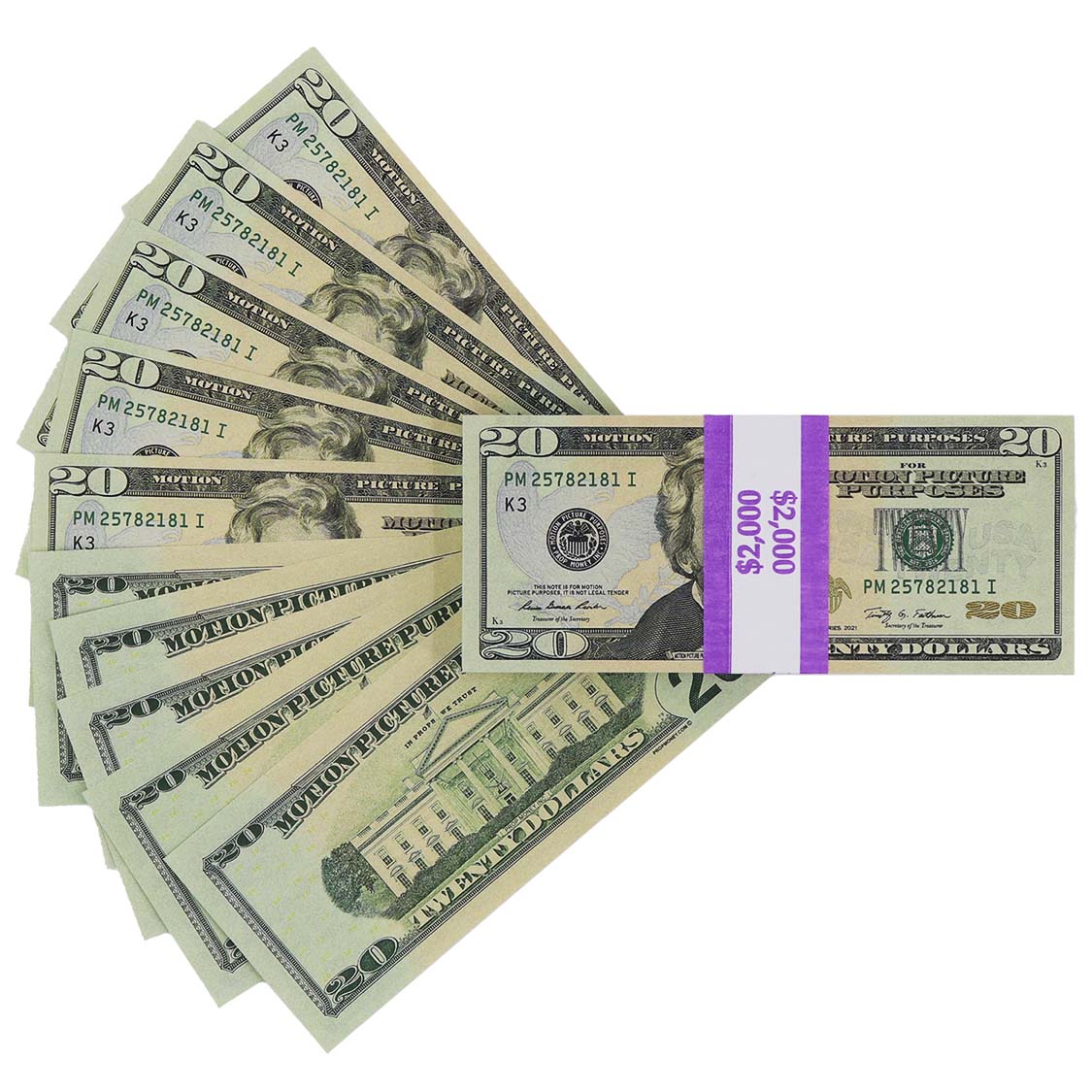 Money Prop - New Series $20, $50, $100 Crisp Full Print $17,000 Stacks - Image 15
