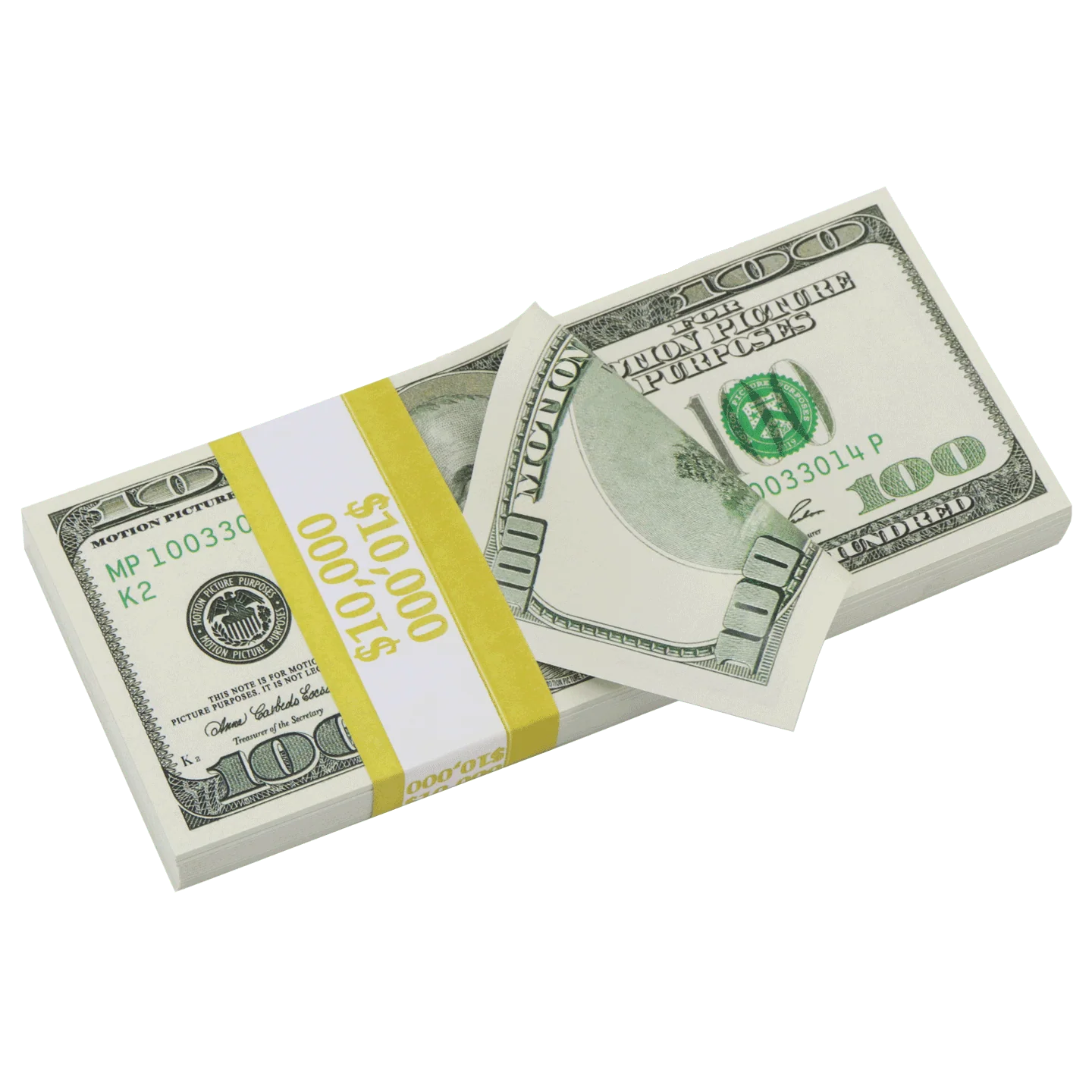 Money Prop - 2000 Series $100 Crisp $250,000 Full Print Stacks - Image 7