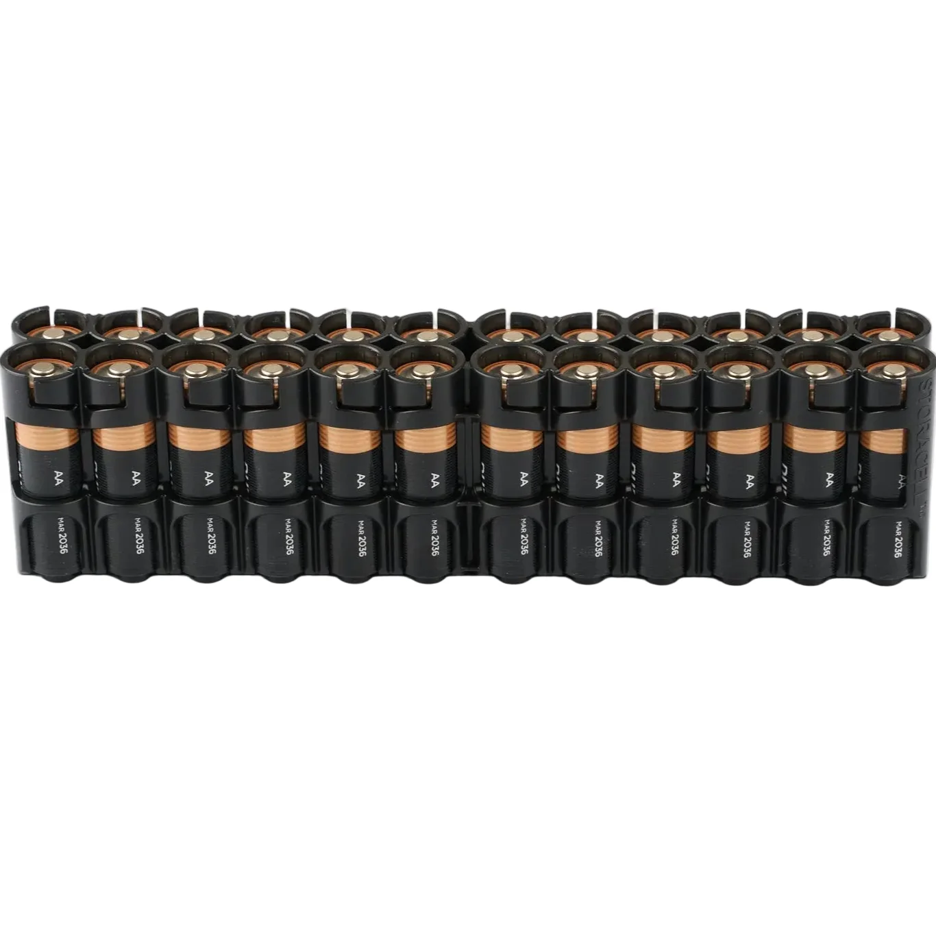 Storacell 24 AA Pack Battery Caddy (Black) - Image 2