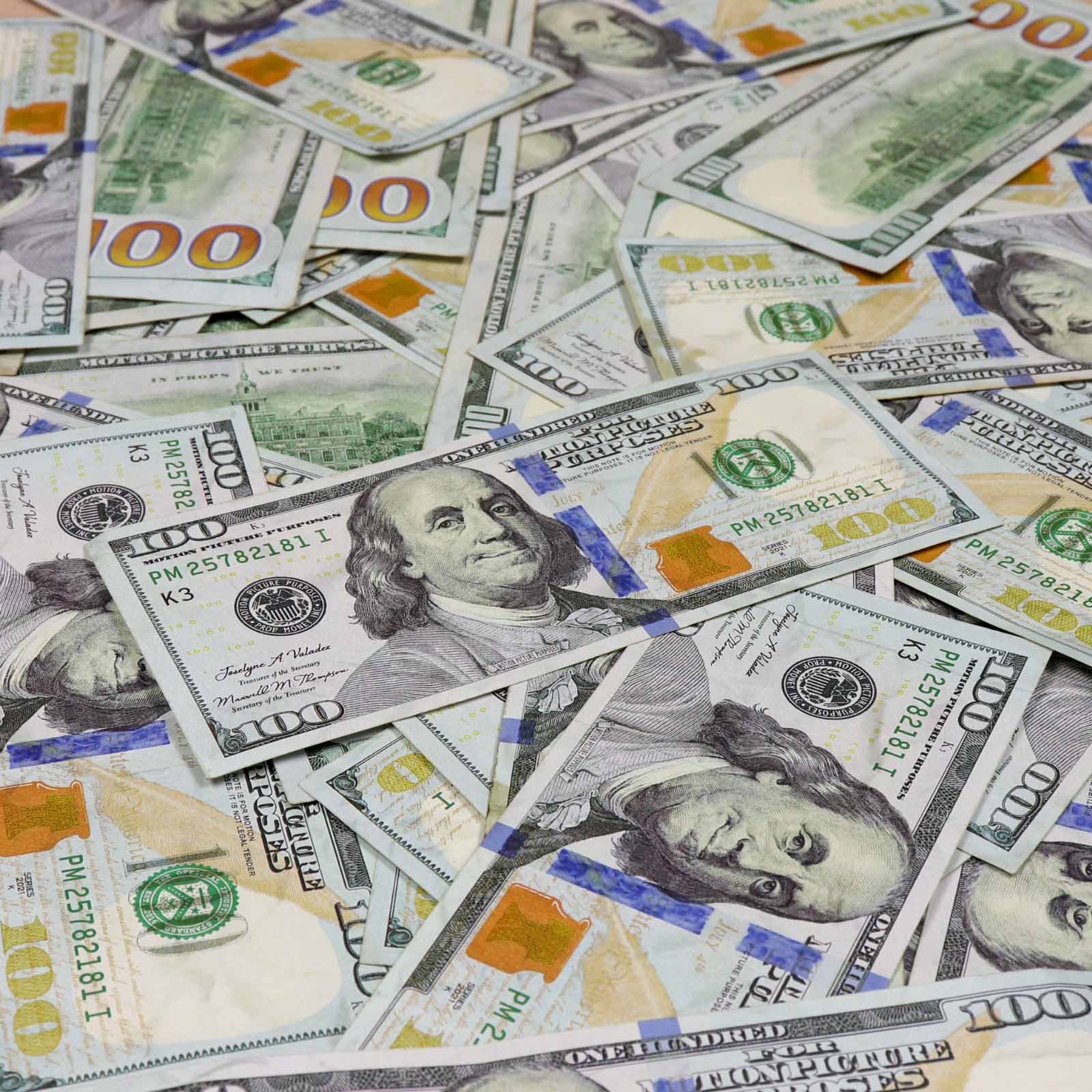 Money Prop - New Series $100 ✔️RealAged™ $10,000 Stack Full Print Stack - Image 2