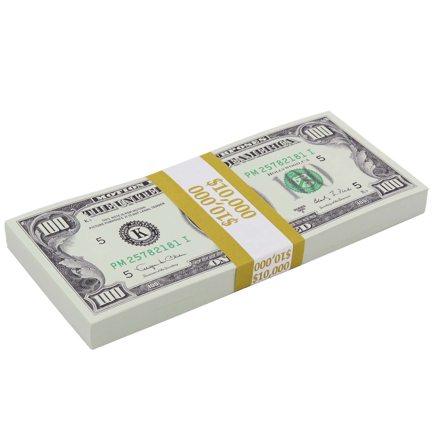 Money Prop - 1990 Series $100 Crisp $250,000 Full Print Stacks - Image 3