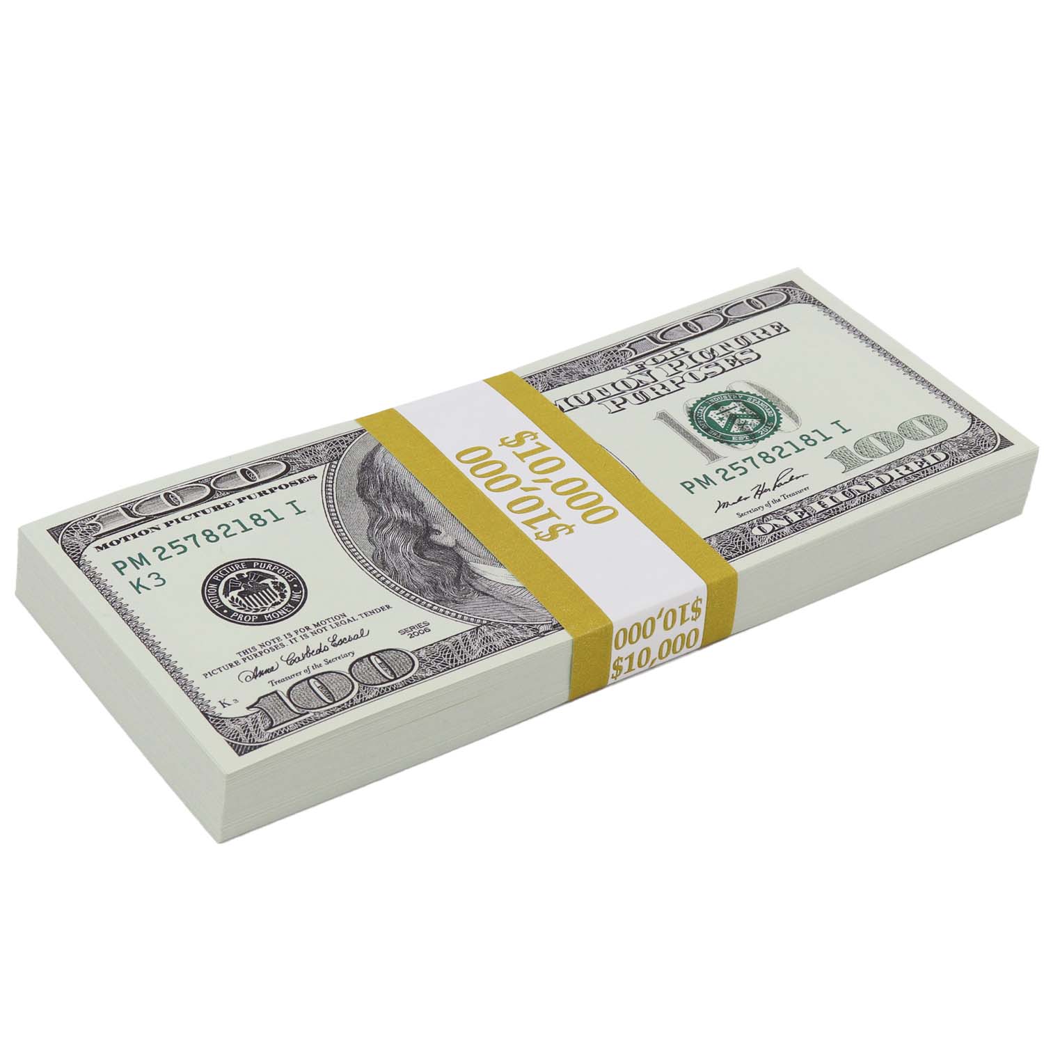 Money Prop - 2000 Series $100 Crisp $250,000 Full Print Stacks - Image 9