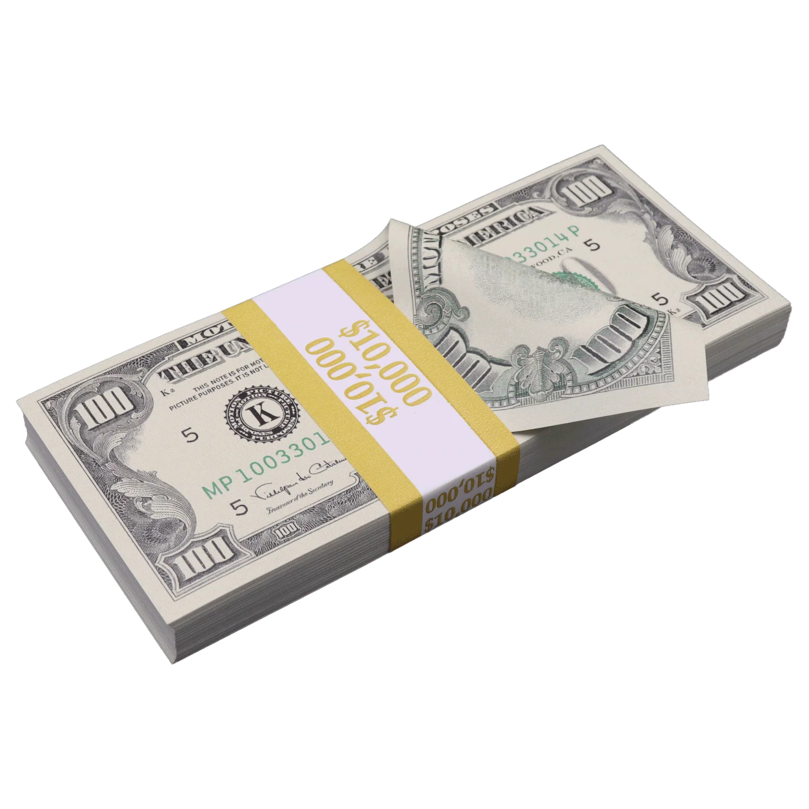 Money Prop - 1990, 2000, and New Series $100 Full Print $30,000 Stacks - Image 12