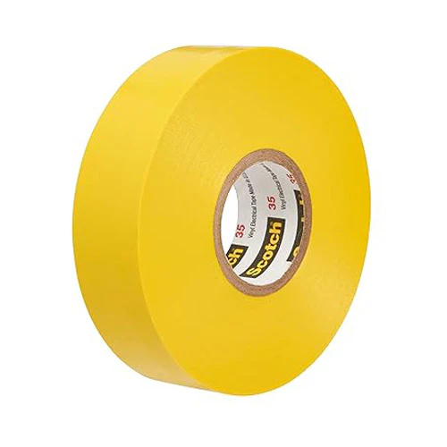 3M Scotch Vinyl Electrical Tape .75" x 66 Feet (Black, Blue, Green, Orange, Red, White, Yellow) - Image 14
