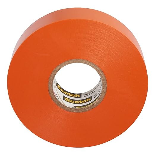 3M Scotch Vinyl Electrical Tape .75" x 66 Feet (Black, Blue, Green, Orange, Red, White, Yellow) - Image 5