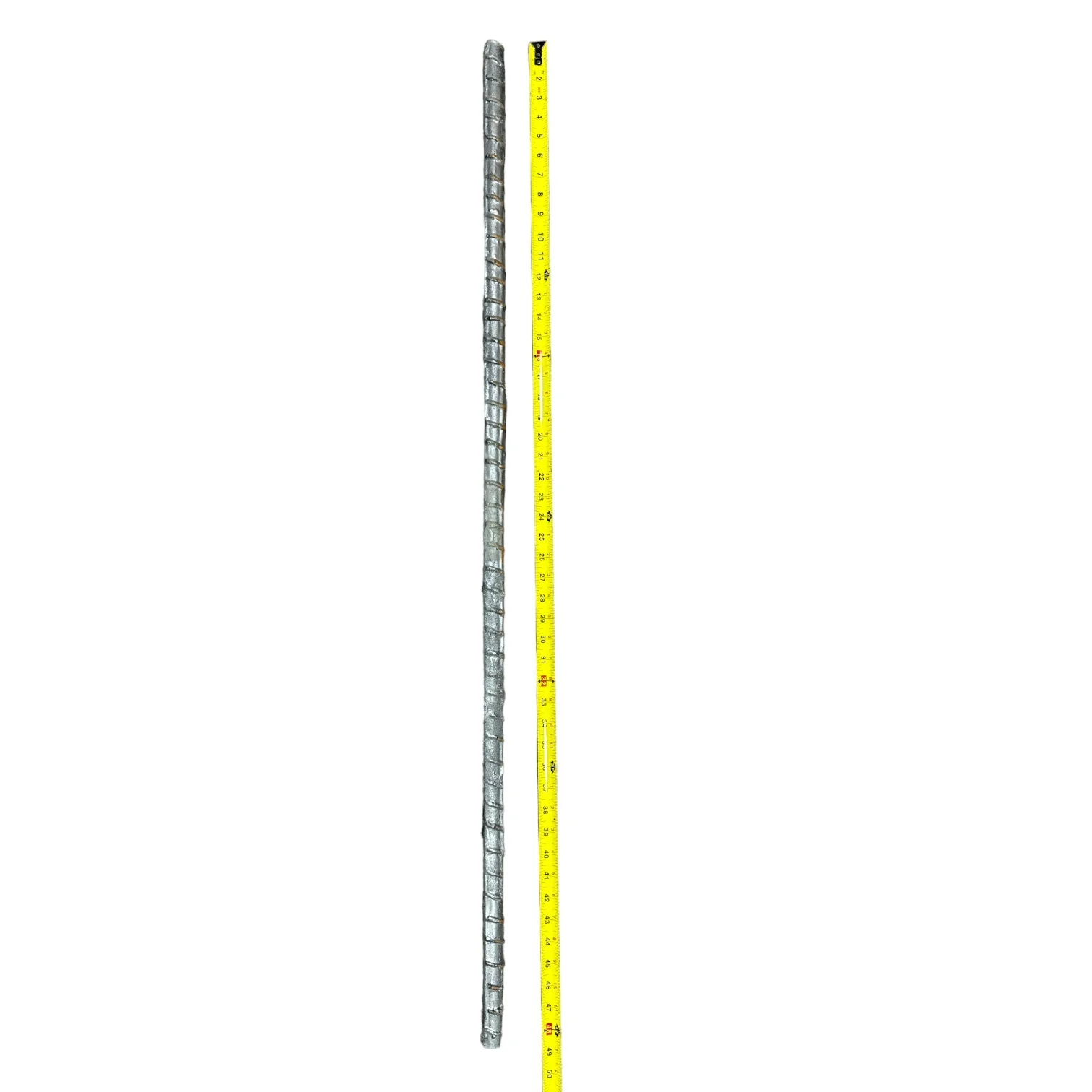 48 Inch Foam Rubber Deformed Steel Rebar Action Prop with Bendable Core - Image 3