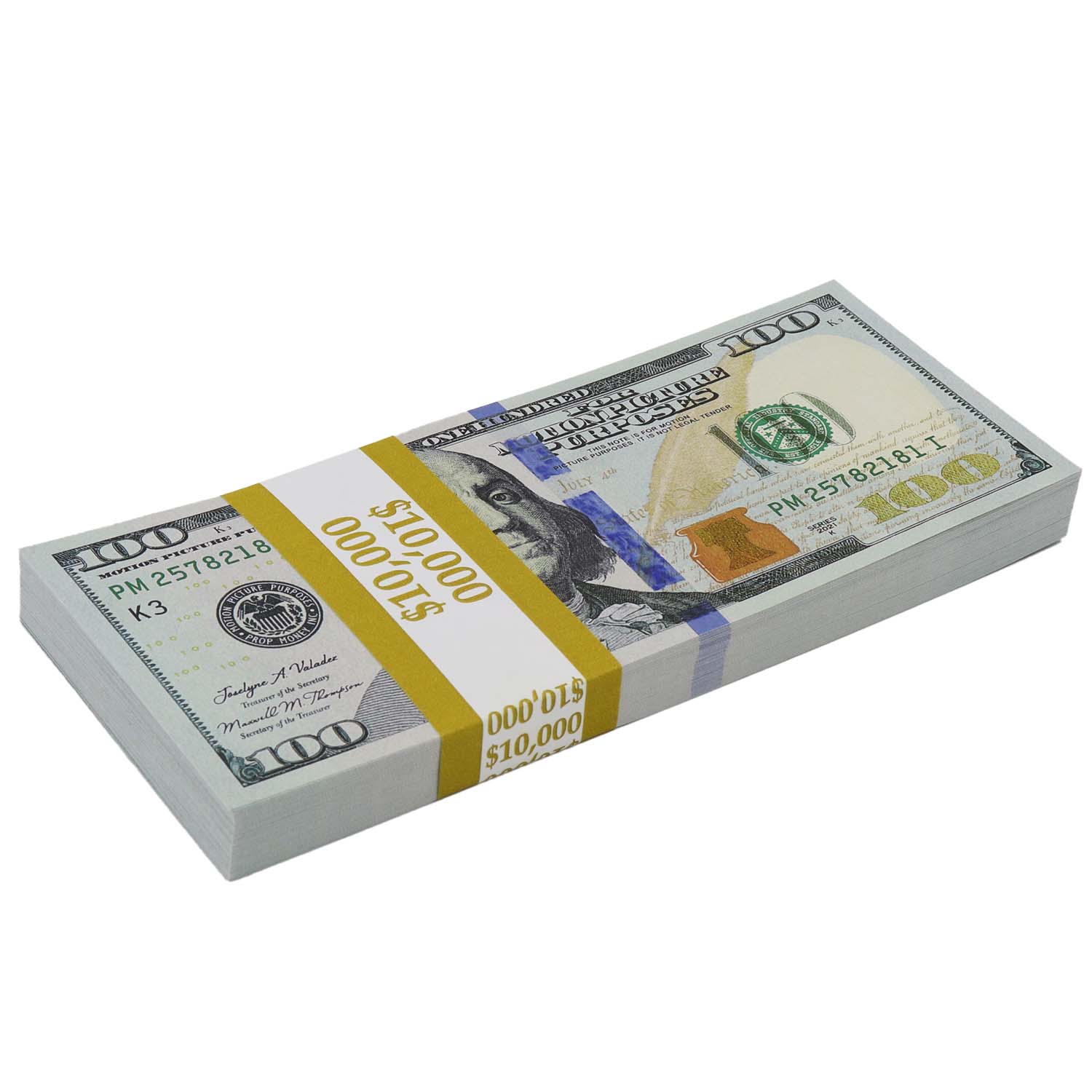 Money Prop -  New Series $100 Crisp $150,000 Full Print Stacks - Image 7