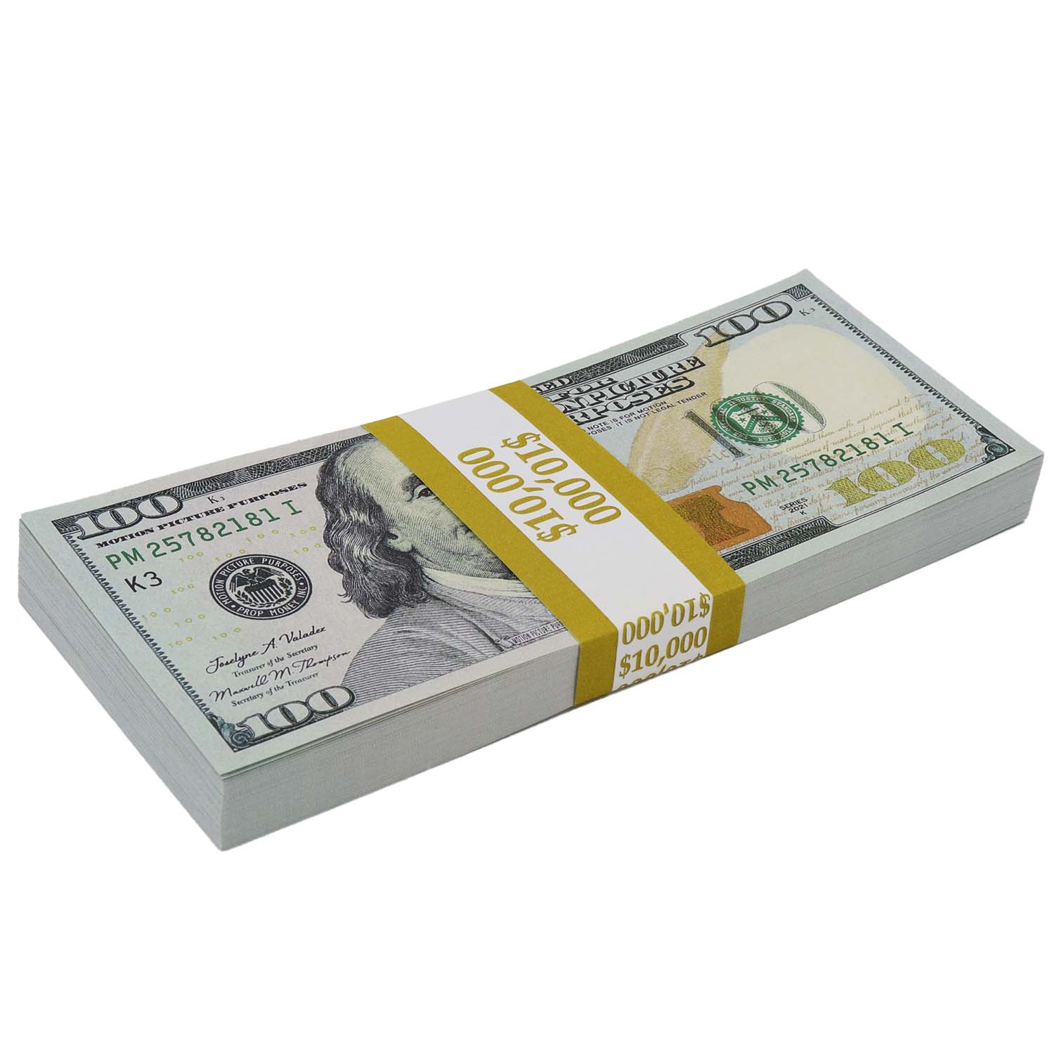 Money Prop -  New Series $100 Crisp $150,000 Full Print Stacks - Image 6
