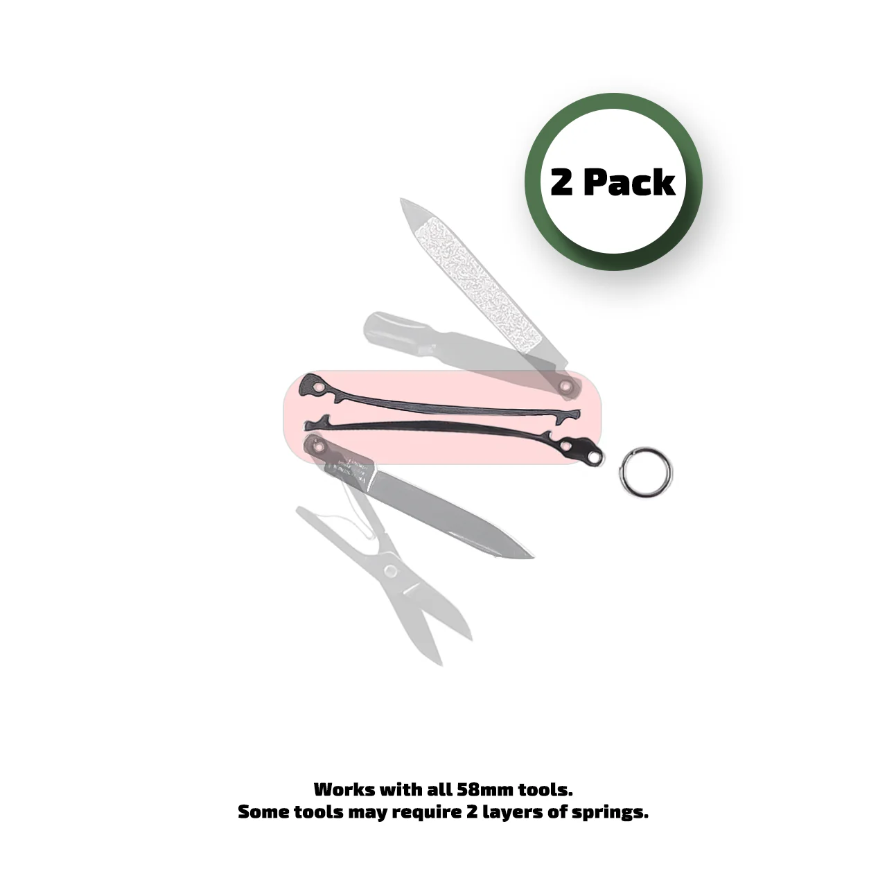 Swiss Army Knife 58mm Victorinox Replacement Parts for Mods or Repair - Image 11