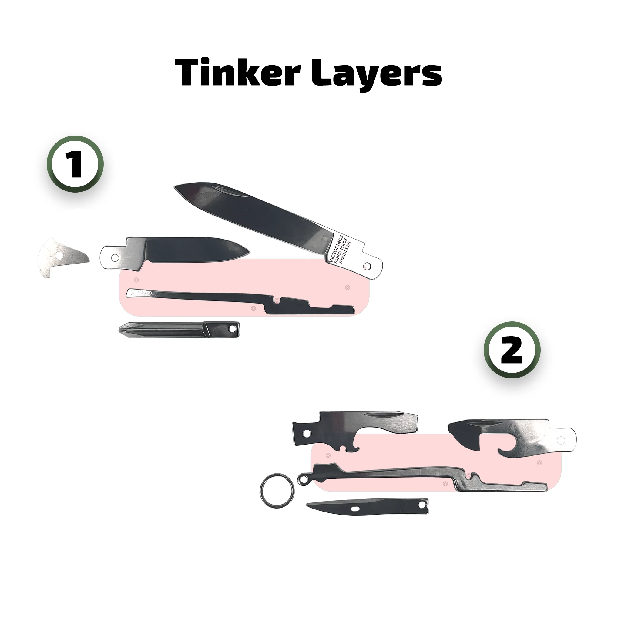 Swiss Army Knife 91mm Victorinox Replacement Parts for Modifications or Repair - Image 5