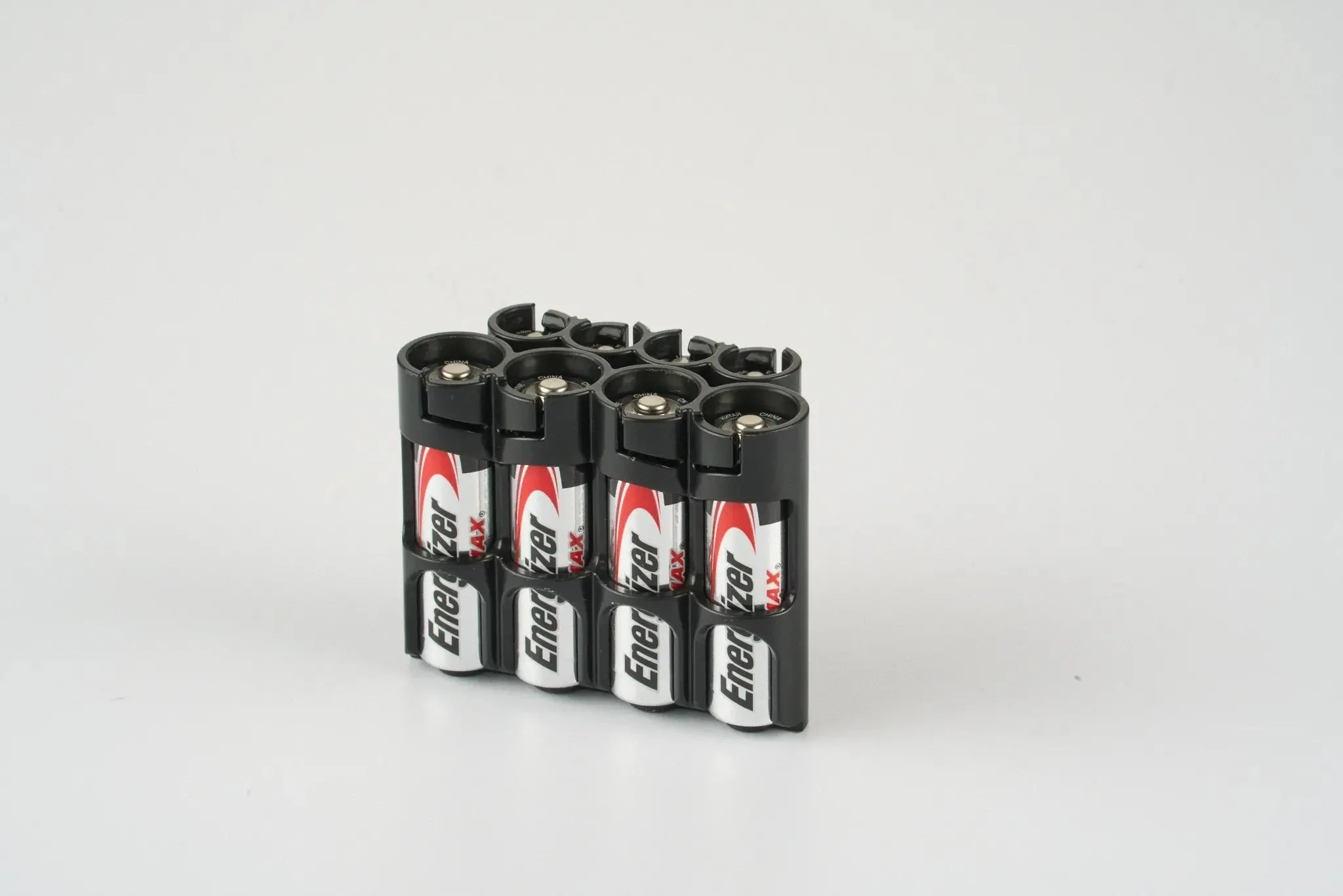 Storacell AA/AAA Combo - 8 Pack Battery Caddy (Black) - Image 2