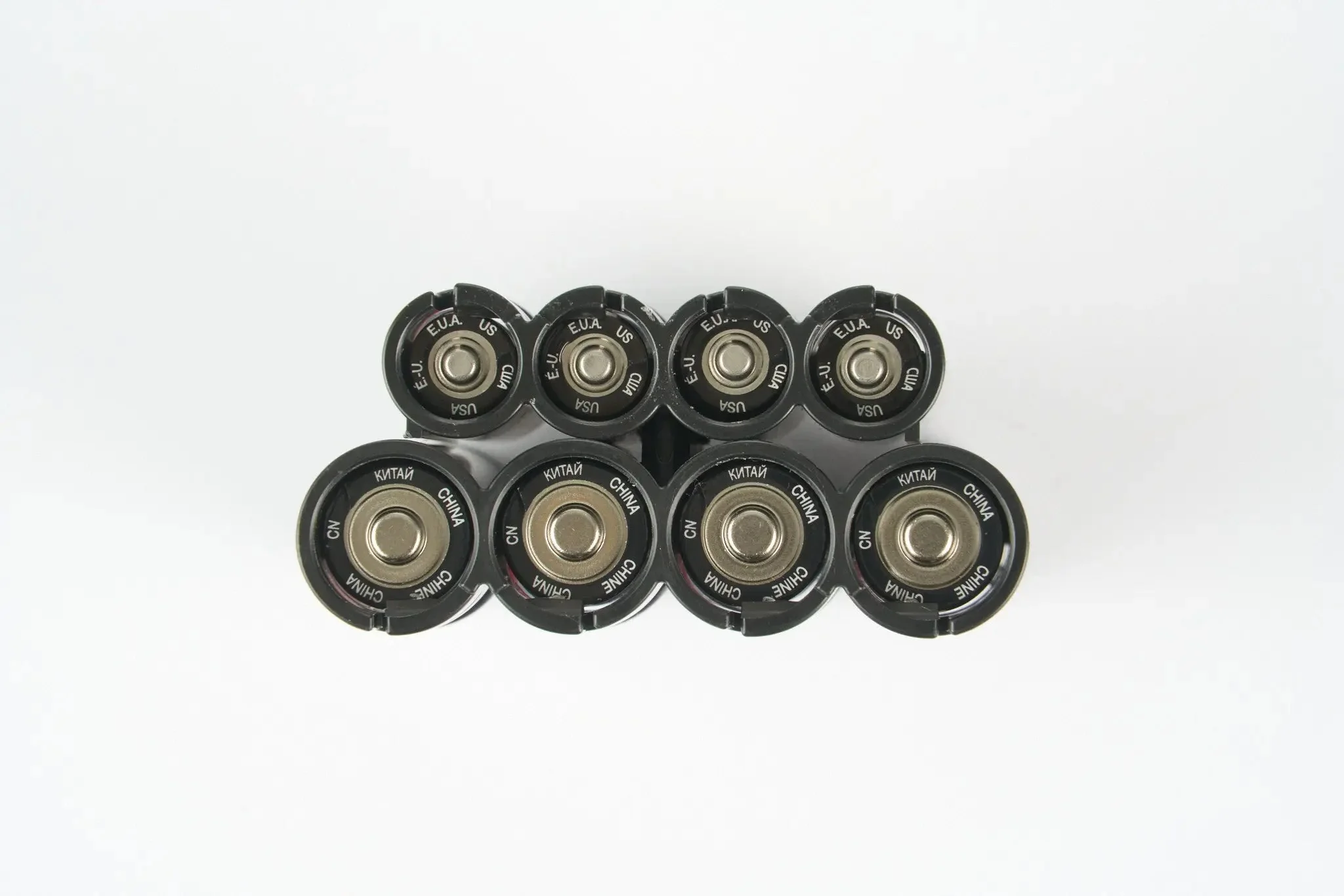 Storacell AA/AAA Combo - 8 Pack Battery Caddy (Black) - Image 3