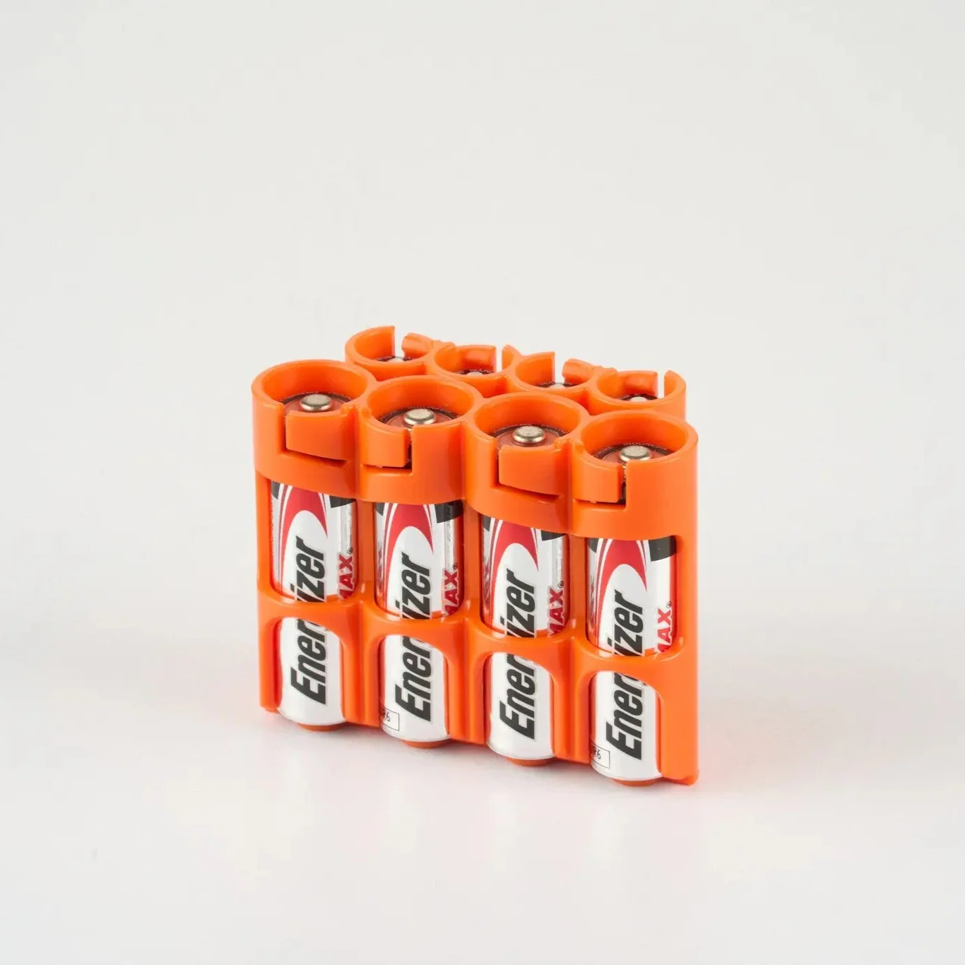 Storacell AA/AAA Combo - 8 Pack Battery Caddy (Orange) - Image 2