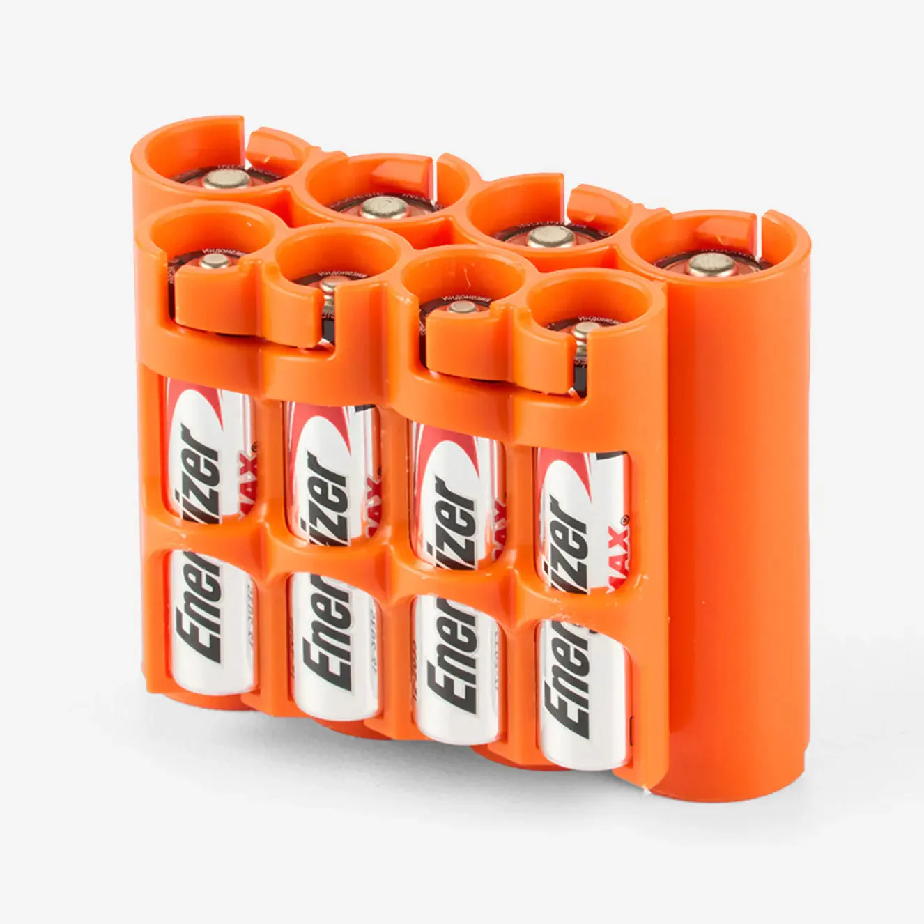 Storacell AA/AAA Combo - 8 Pack Battery Caddy (Orange) - Image 4