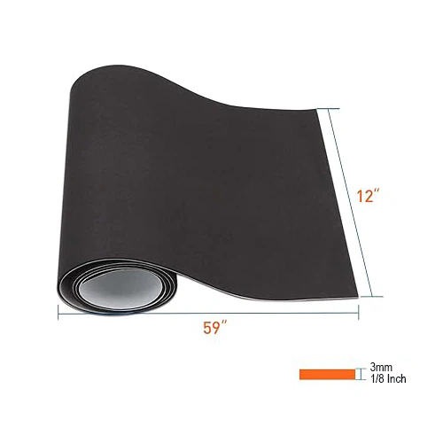 Neoprene Self-Adhesive Closed Cell Foam Padding Roll 3mm x12 Inches x 59 Inches (Black) - Image 2