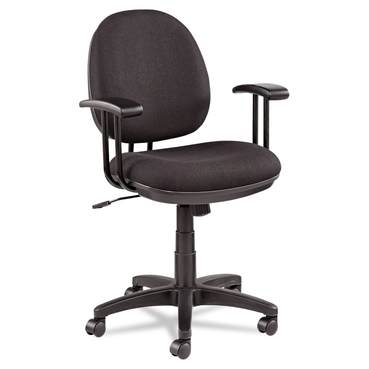 Alera Interval Series Swivel/Tilt Task Chair, Supports Up to 275 lb, 18.42" to 23.46" Seat Height, Black - Image 4