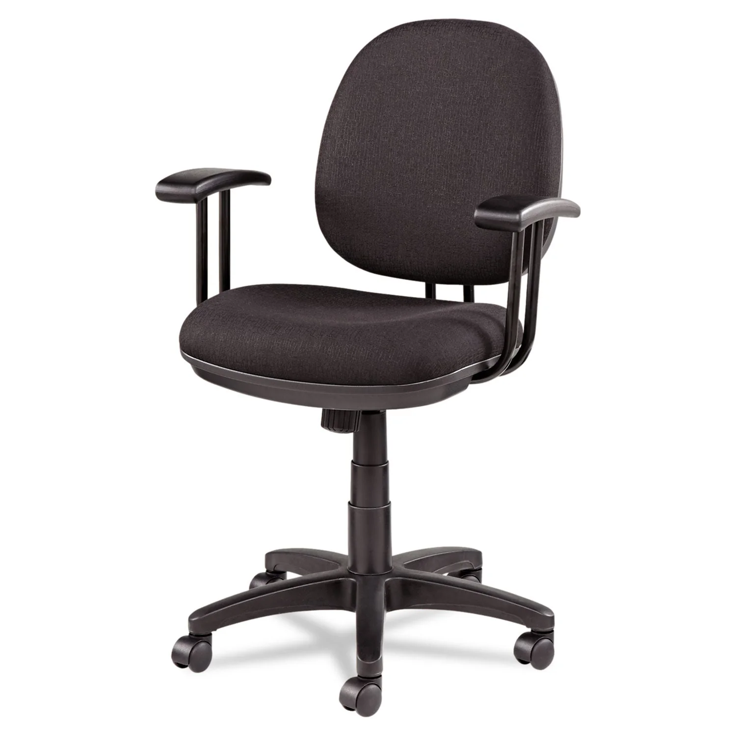 Alera Interval Series Swivel/Tilt Task Chair, Supports Up to 275 lb, 18.42" to 23.46" Seat Height, Black - Image 6