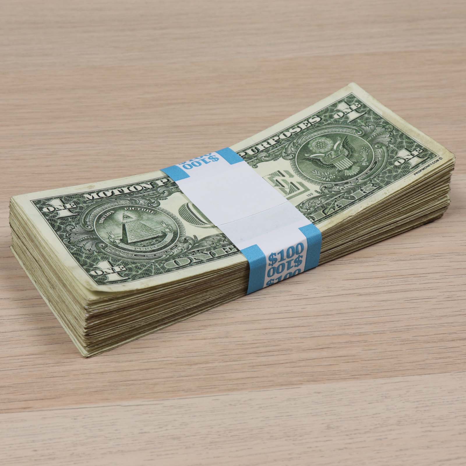 Money Prop - New Series $1 ✔️RealAged™ Full Print  $300 Band - Image 7