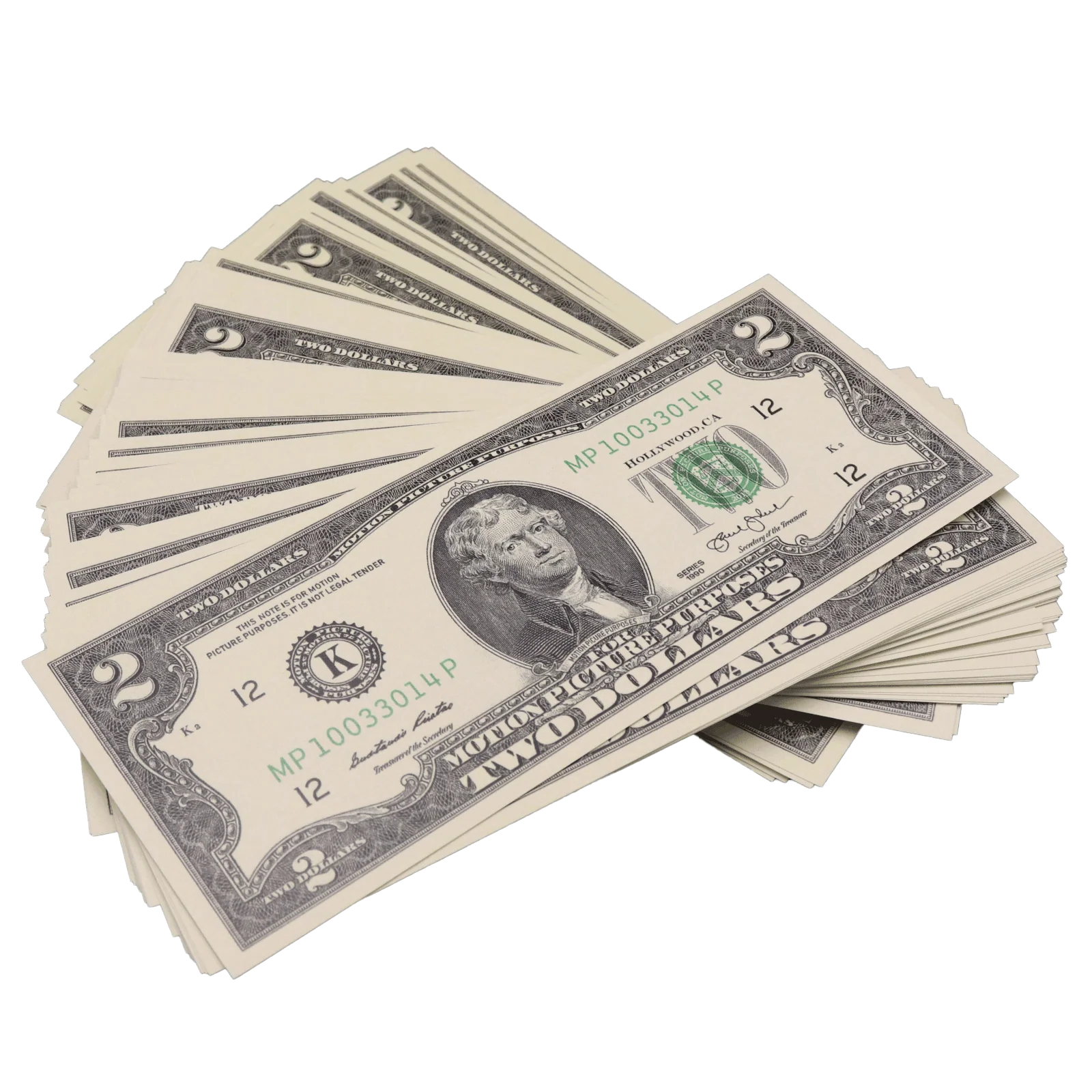 Money Prop - 1990 Series All Denomination Full Print Mixed Bills Stack - Image 14