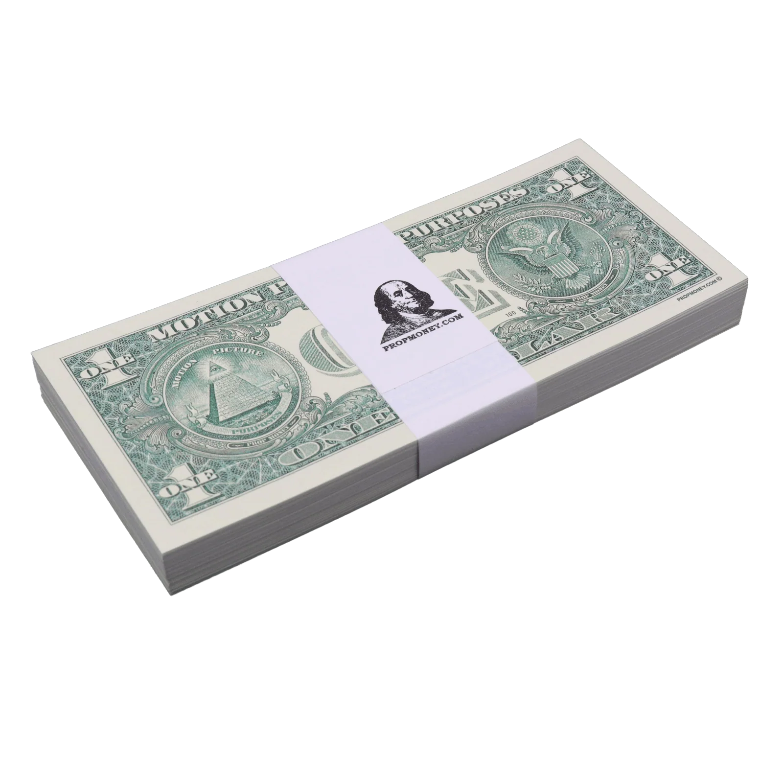 Money Prop - 1990 Series All Denomination Full Print Mixed Bills Stack - Image 3