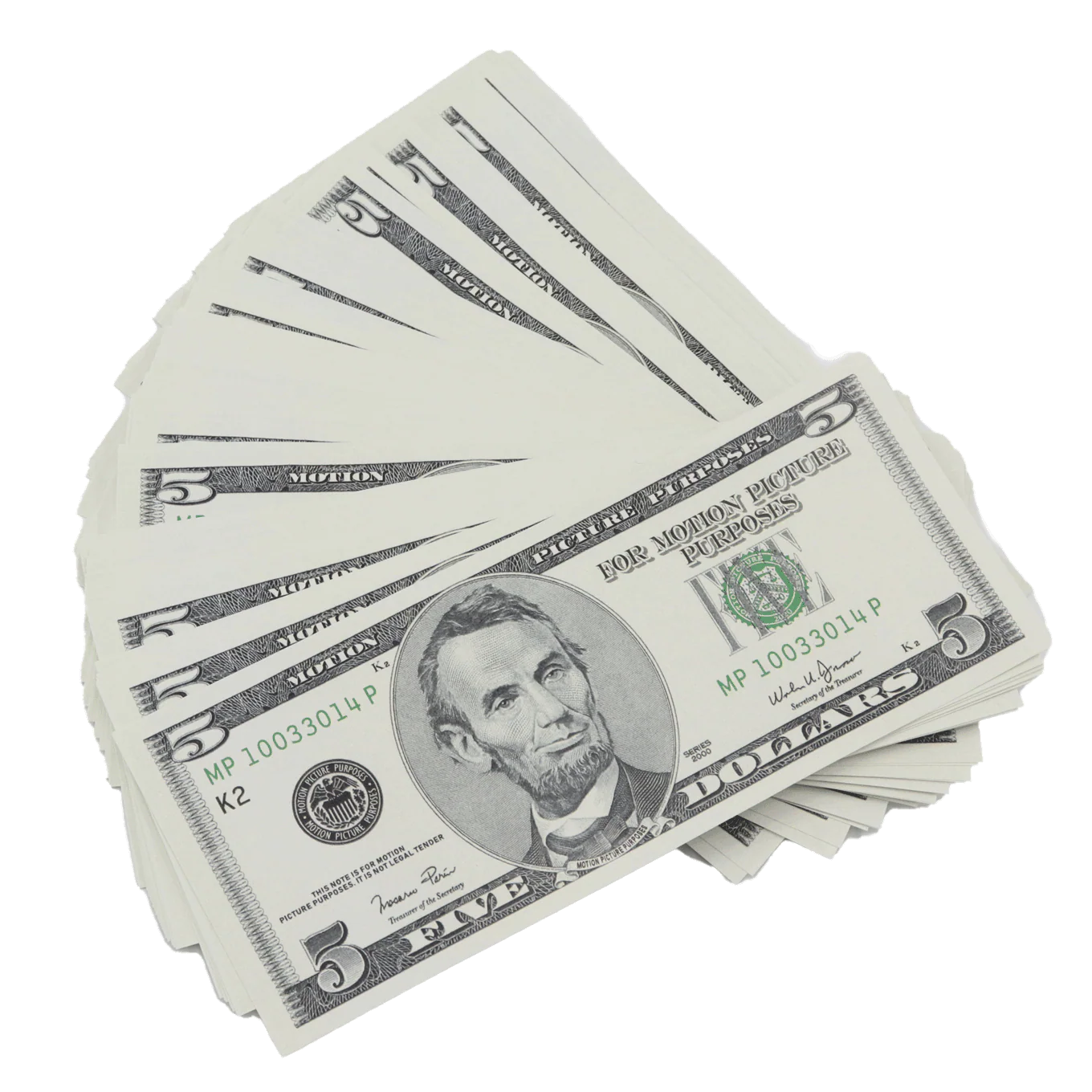 Money Prop - 2000 Series All Denomination Full Print Mixed Bills Stack - Image 10