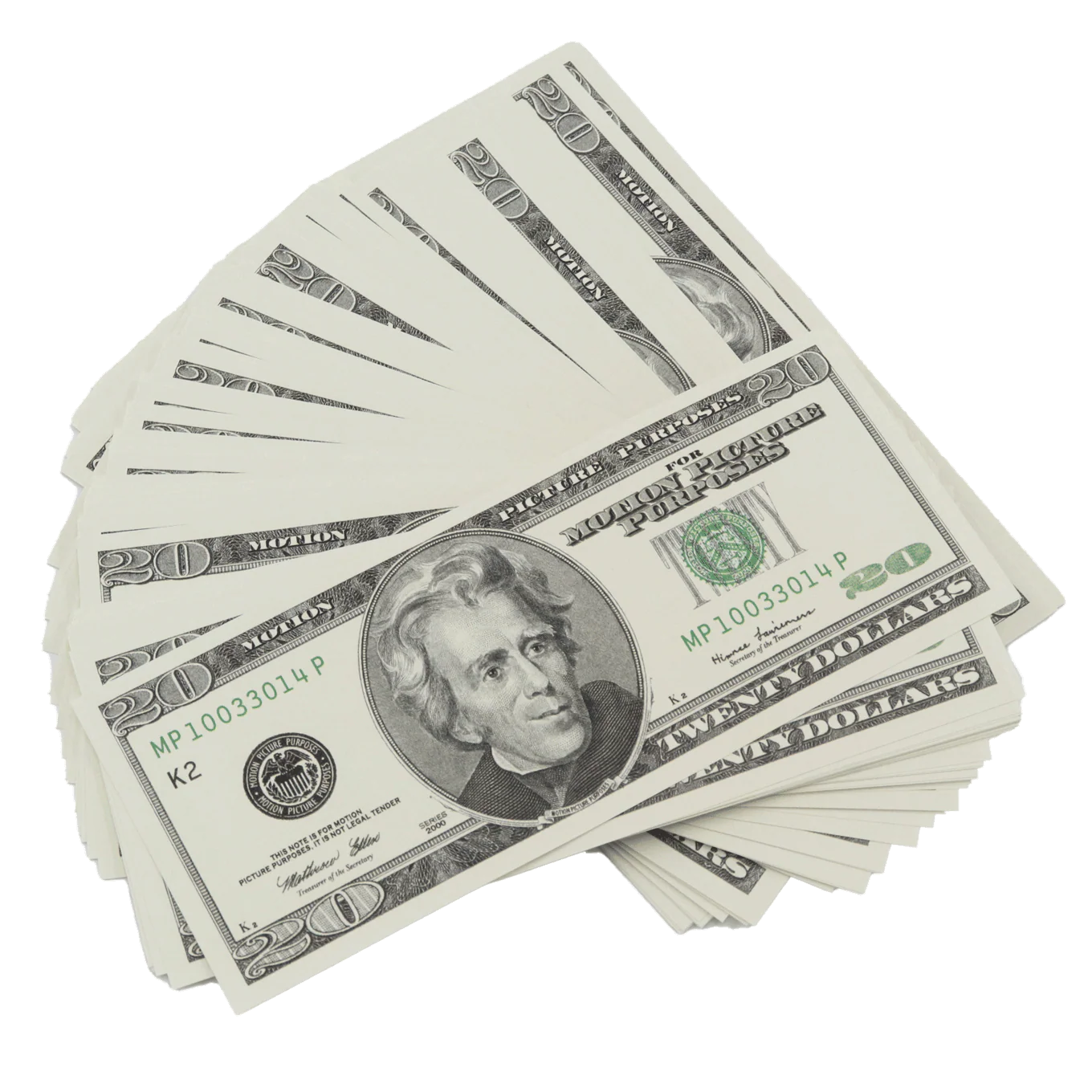 Money Prop - 2000 Series All Denomination Full Print Mixed Bills Stack - Image 6