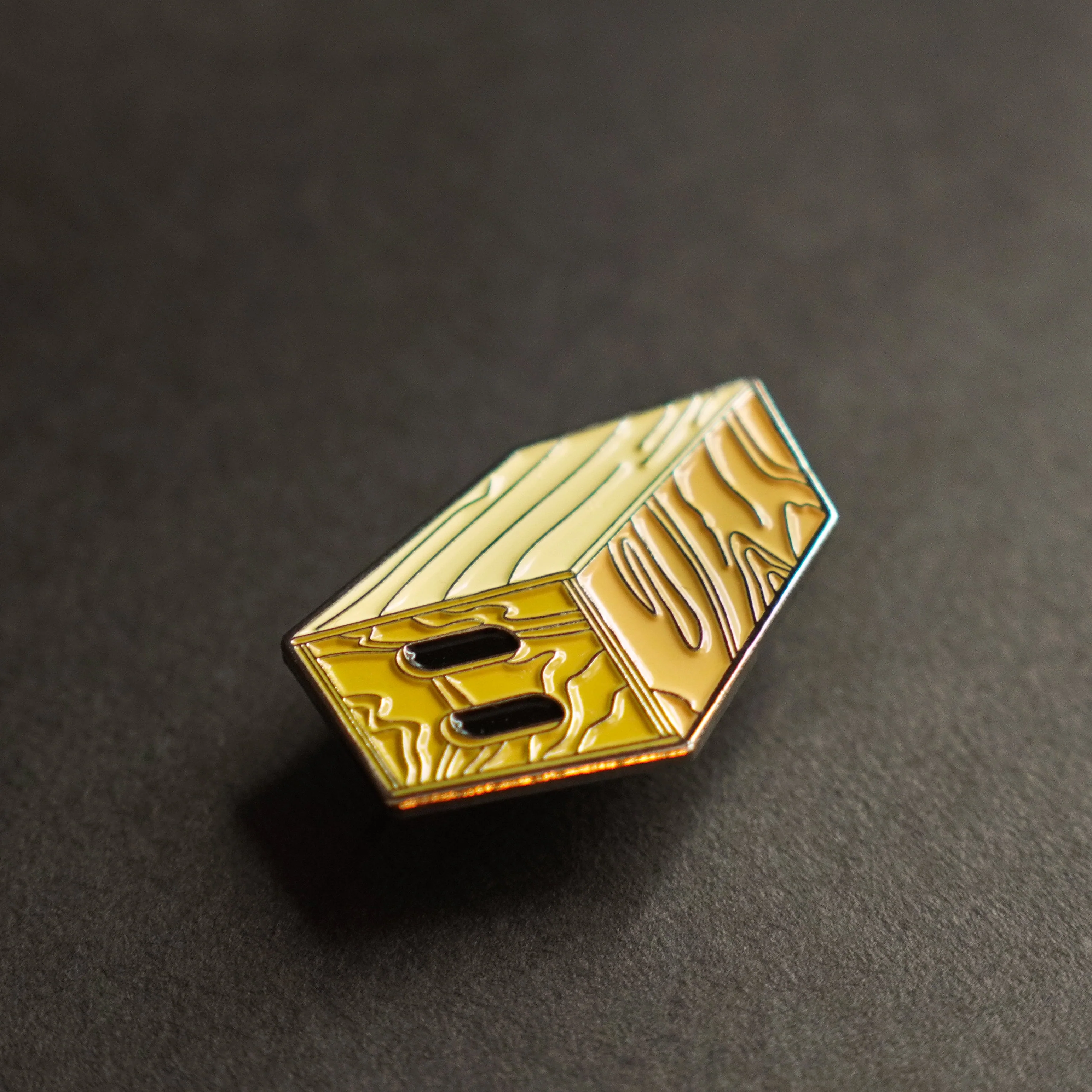 Apple Box Enamel Pin - Image 3