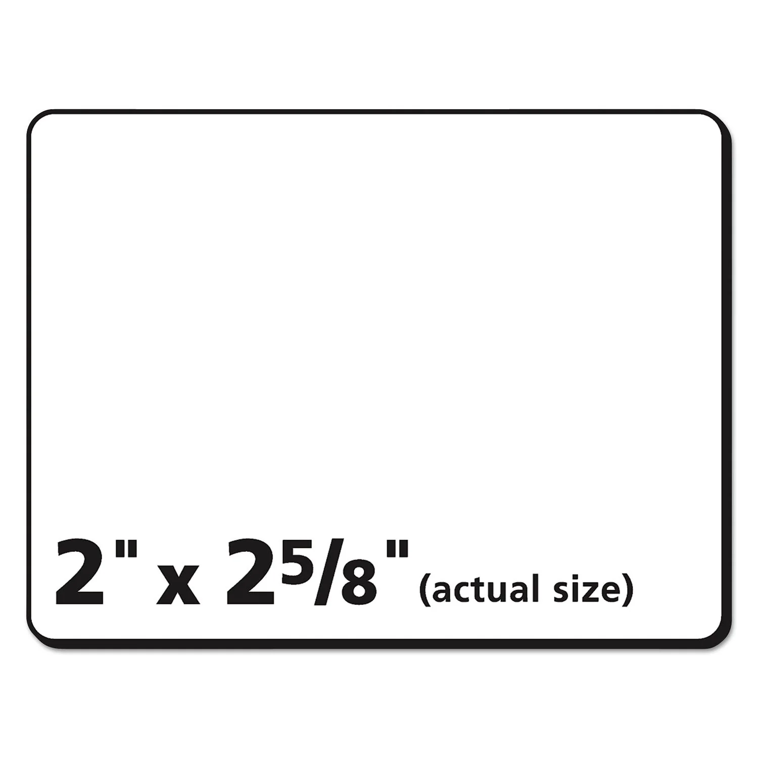 Avery Durable Permanent ID Labels with TrueBlock Technology, Laser Printers, 2 x 2.63, White, 15/Sheet, 50 Sheets/Pack - Image 6