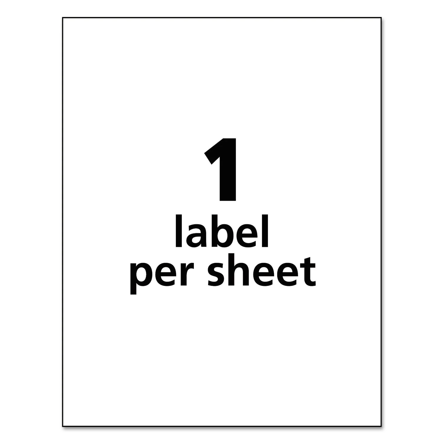 Avery Durable Permanent ID Labels with TrueBlock Technology, Laser Printers, 8.5 x 11, White, 50/Pack - Image 6