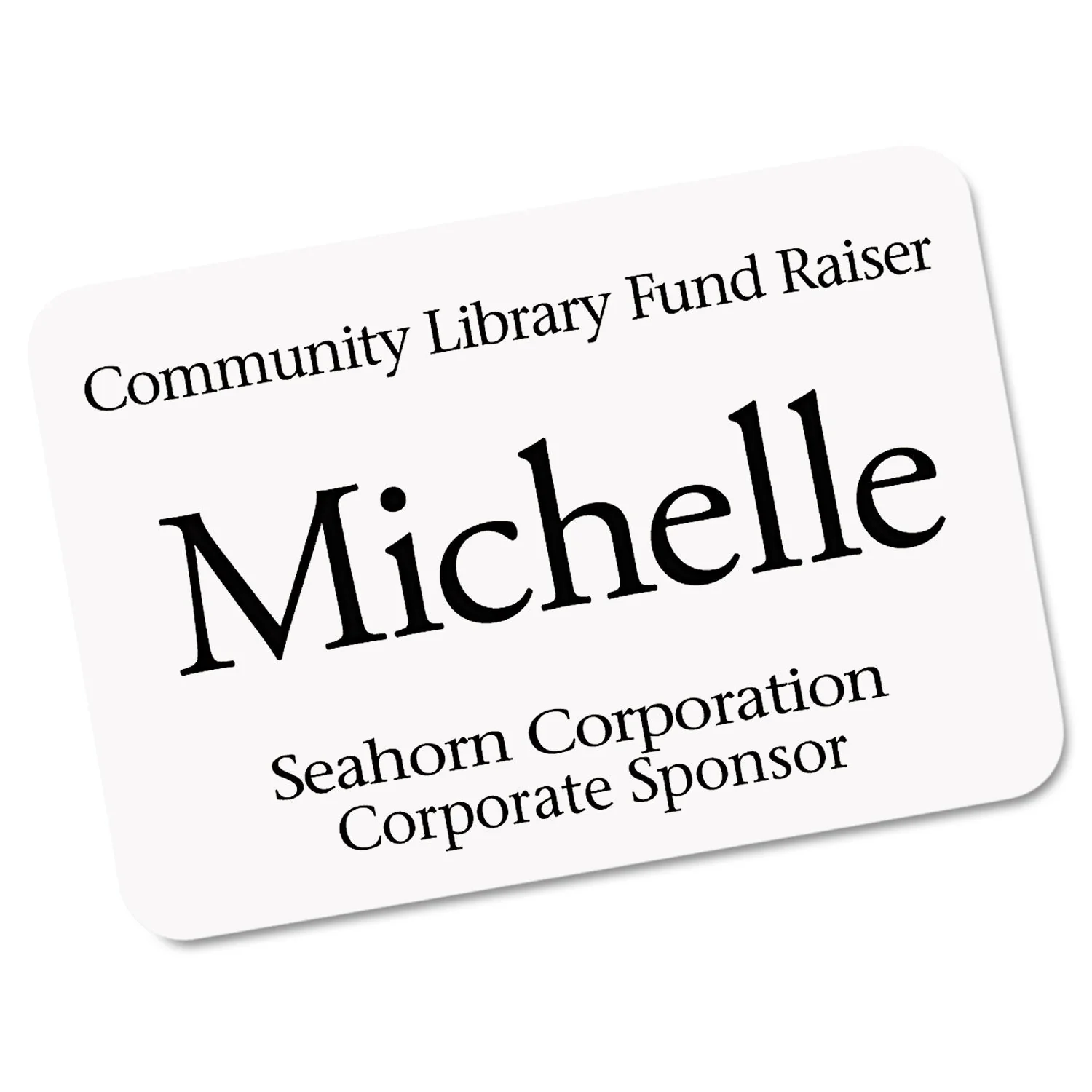 Avery EcoFriendly Adhesive Name Badge Labels, 3.38 x 2.33, White, 400/Box - Image 2