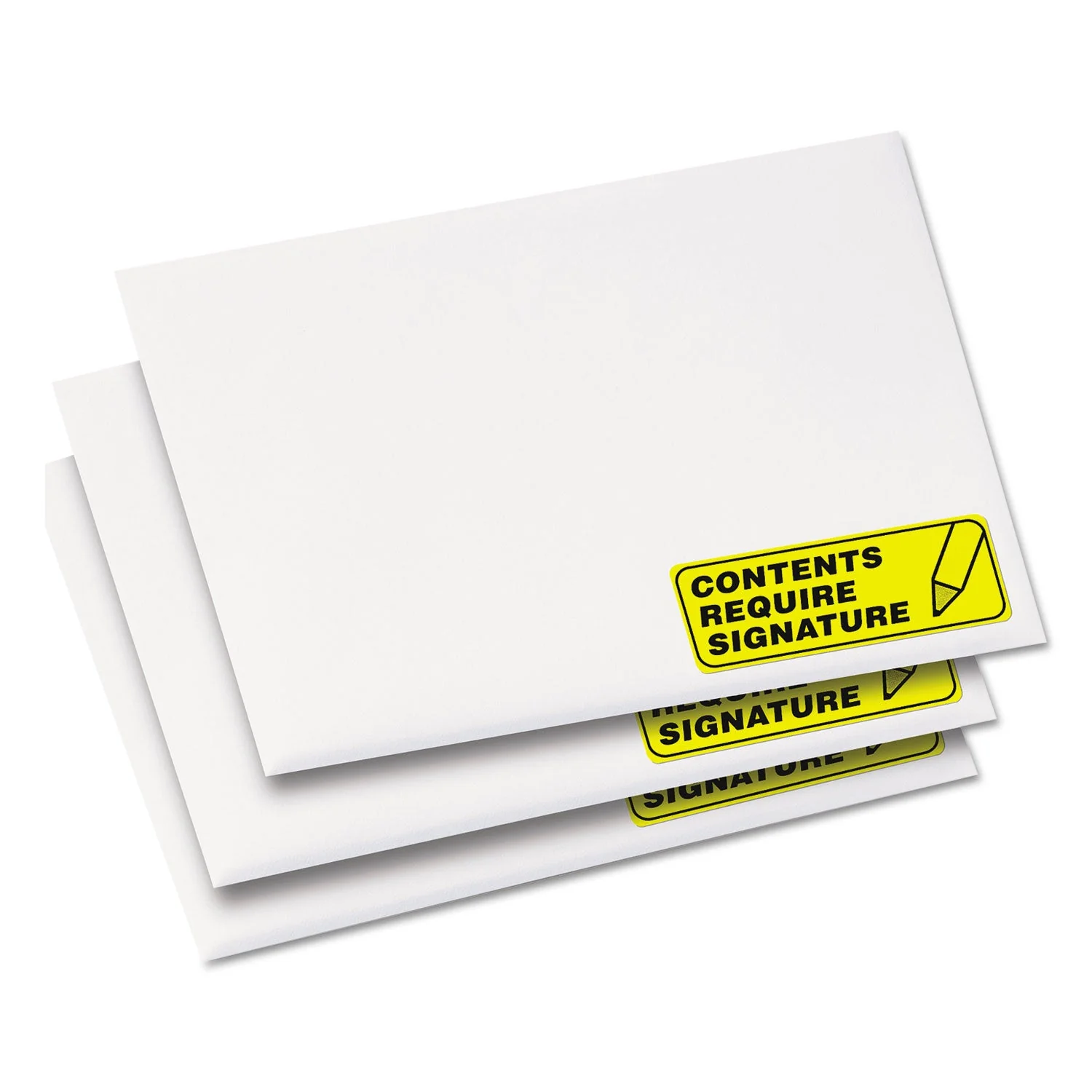 Avery High-Visibility Permanent Laser ID Labels, 1 x 2.63, Neon Yellow, 750/Pack - Image 8