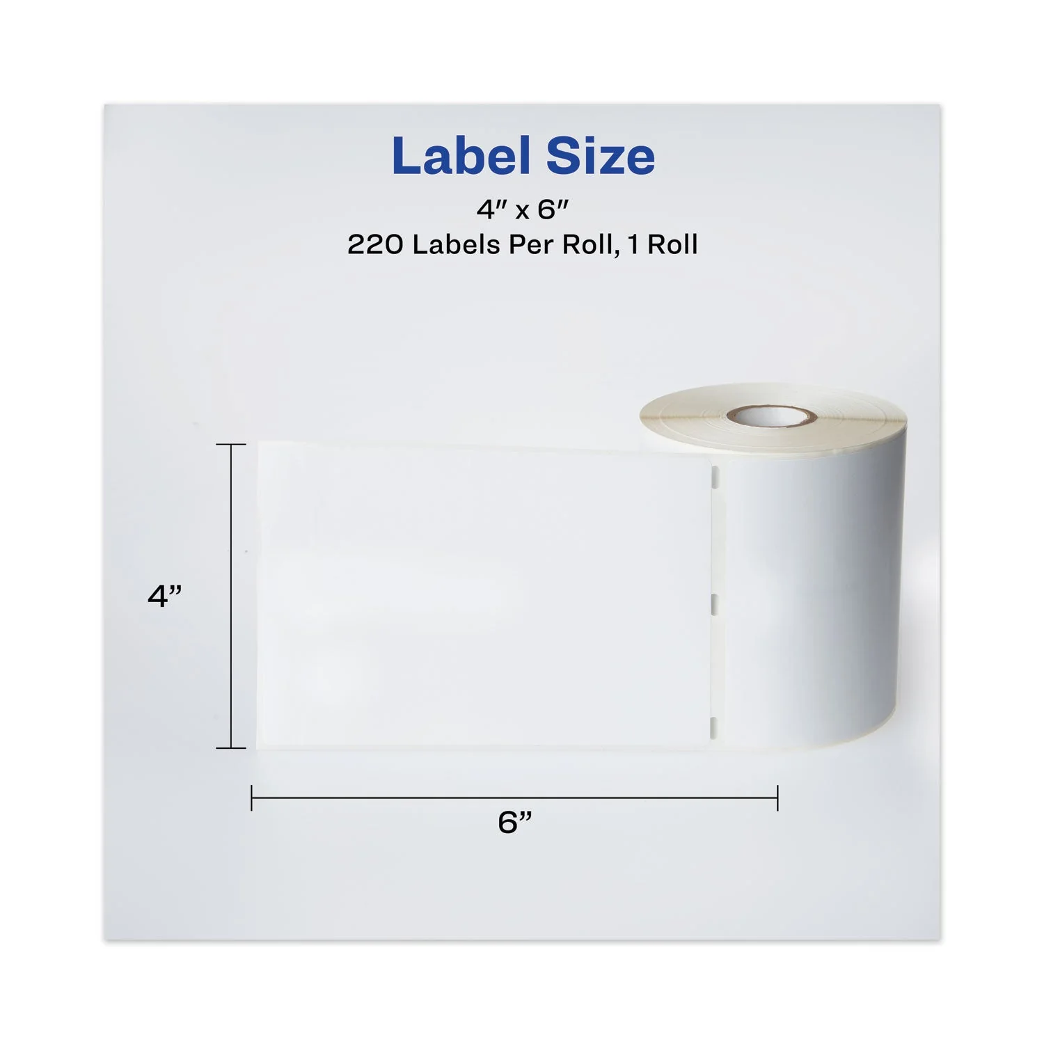 Avery Multipurpose Thermal Labels, 4 x 6, White, 220/Roll - Image 7