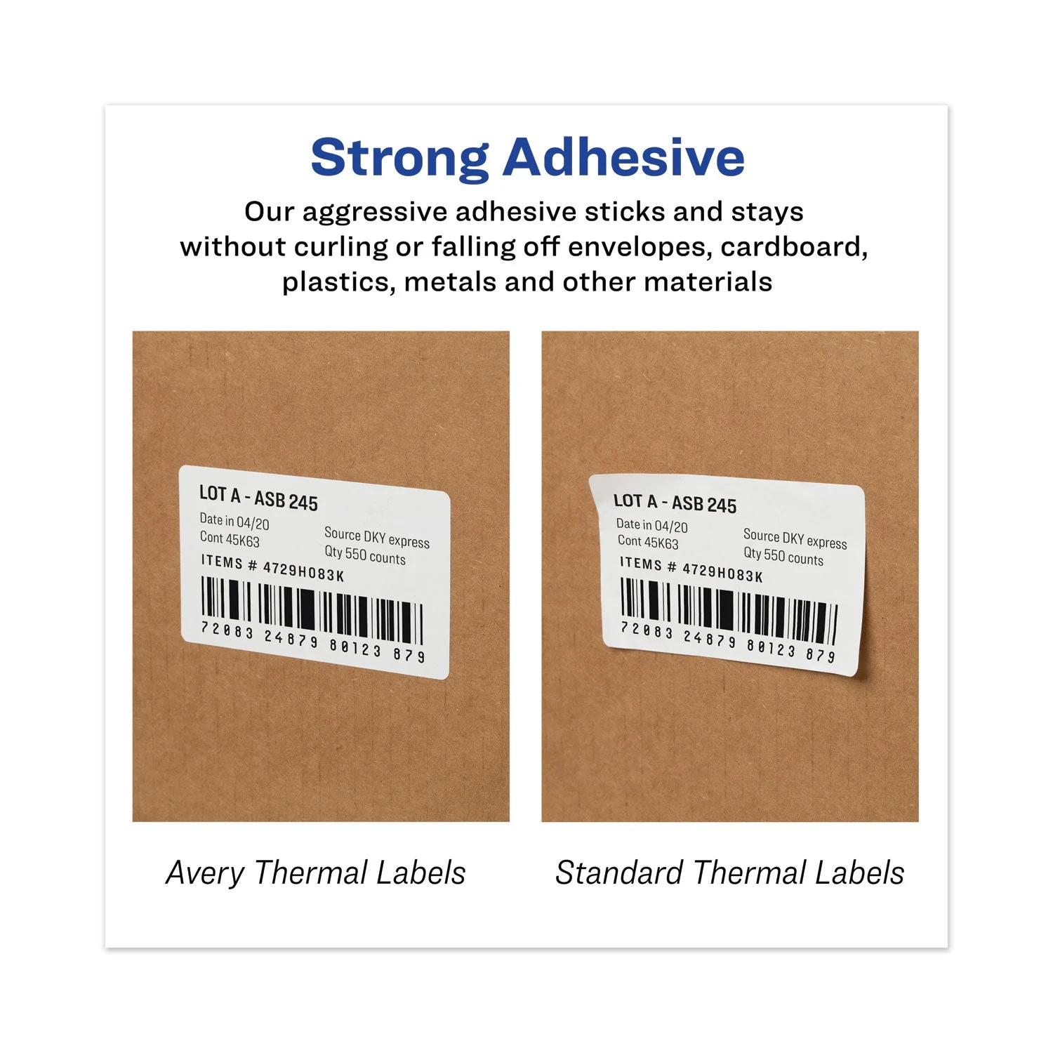 Avery Multipurpose Thermal Labels, 4 x 6, White, 220/Roll - Image 8