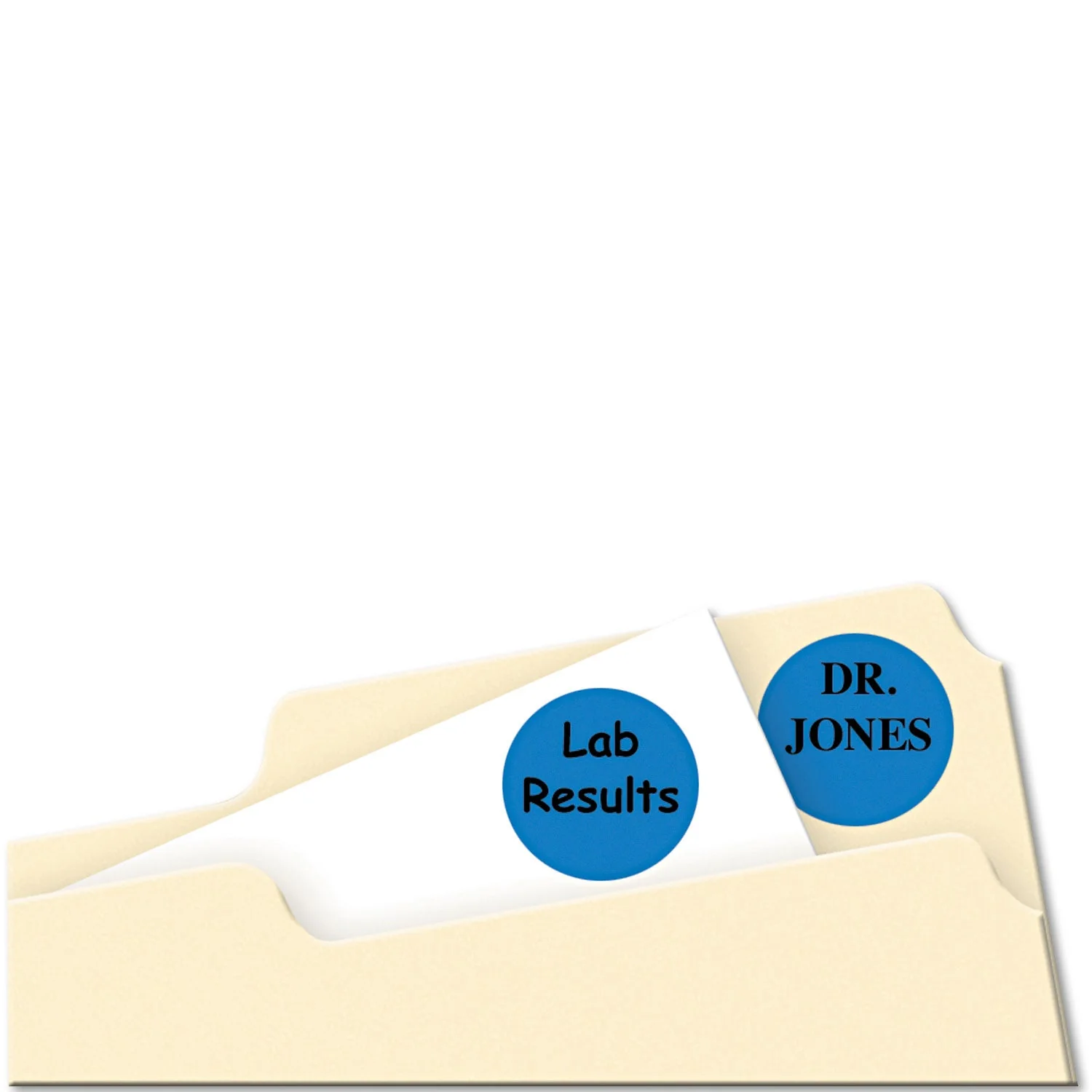 Avery Printable Self-Adhesive Removable Color-Coding Labels, 0.75" dia, Dark Blue, 24/Sheet, 42 Sheets/Pack, (5469) - Image 2