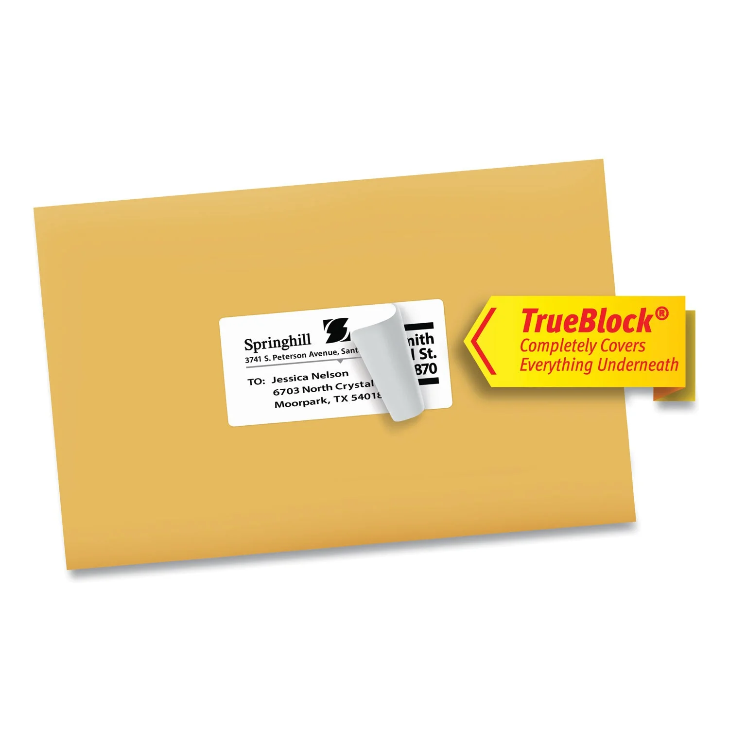 Avery Shipping Labels w/ TrueBlock Technology, Inkjet Printers, 2 x 4, White, 10/Sheet, 100 Sheets/Box - Image 7