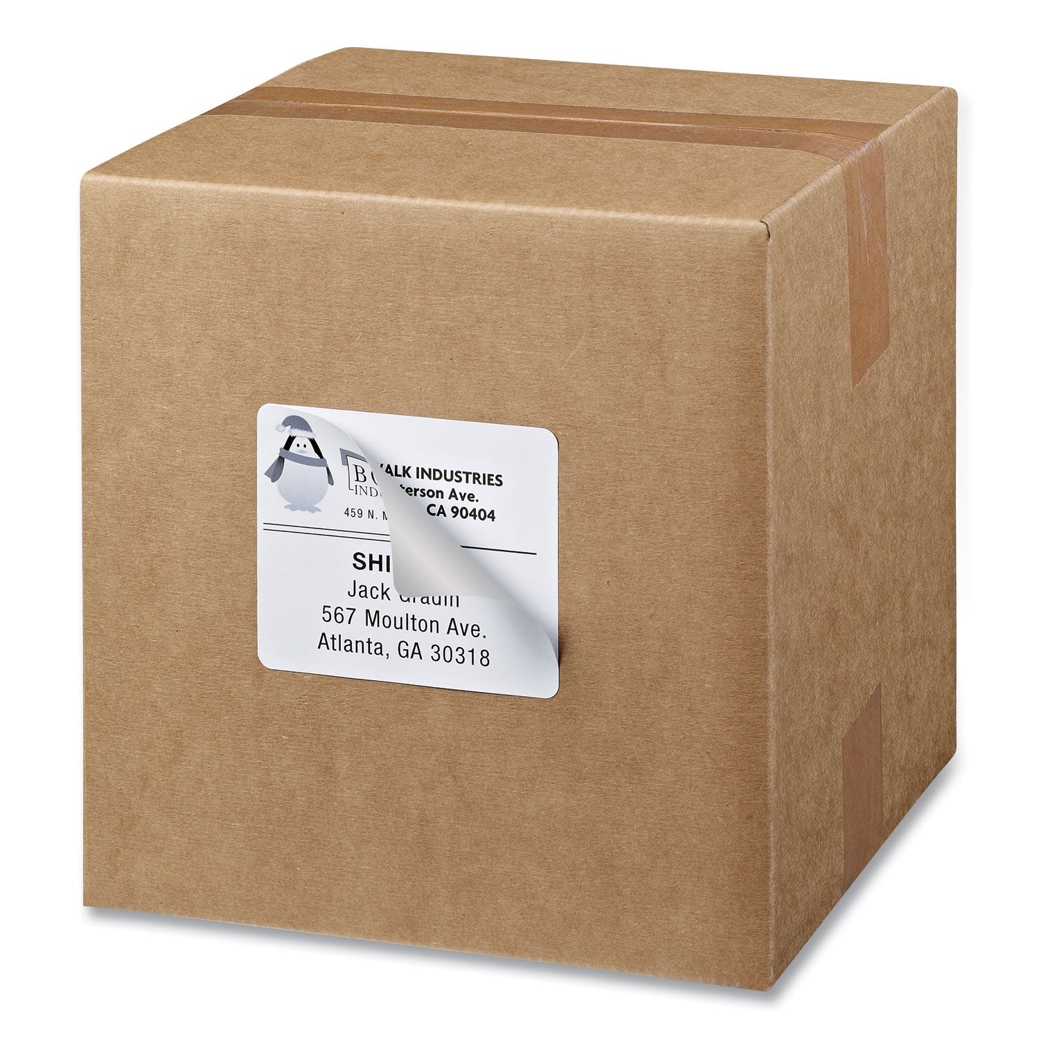 Avery Shipping Labels w/ TrueBlock Technology, Inkjet Printers, 3.33 x 4, White, 6/Sheet, 100 Sheets/Box - Image 7