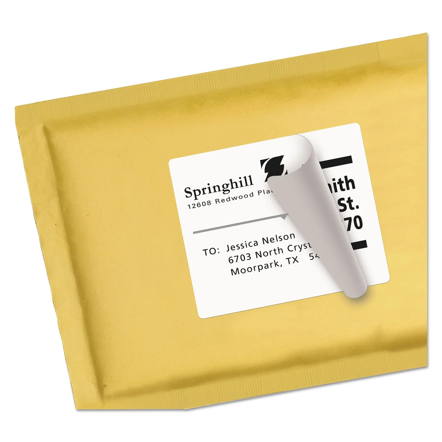 Avery Shipping Labels w/ TrueBlock Technology, Inkjet Printers, 3.33 x 4, White, 6/Sheet, 100 Sheets/Box - Image 9