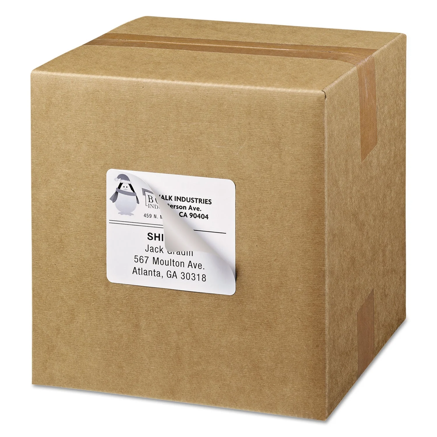 Avery Shipping Labels w/ TrueBlock Technology, Laser Printers, 3.33 x 4, White, 6/Sheet, 100 Sheets/Box - Image 8
