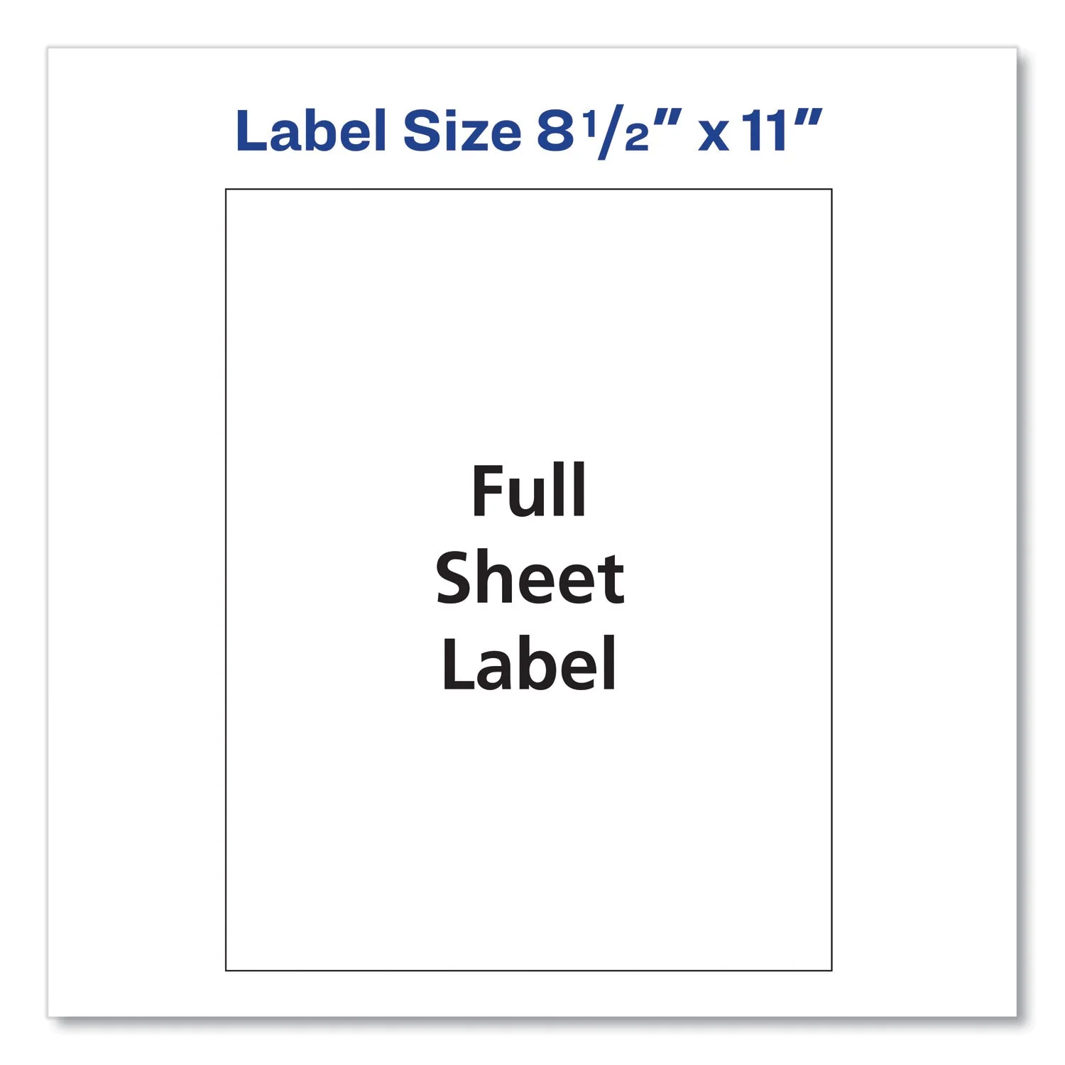 Avery Shipping Labels with TrueBlock Technology, Inkjet Printers, 8.5 x 11, White, 100/Box - Image 4