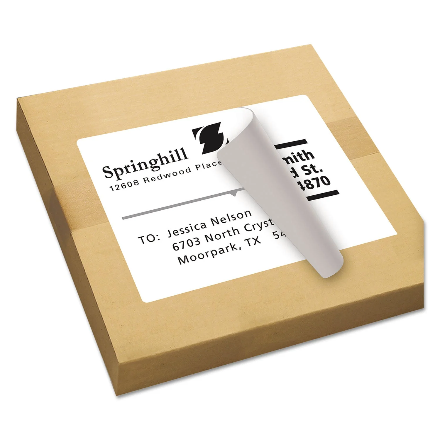 Avery Shipping Labels with TrueBlock Technology, Inkjet Printers, 8.5 x 11, White, 100/Box - Image 6