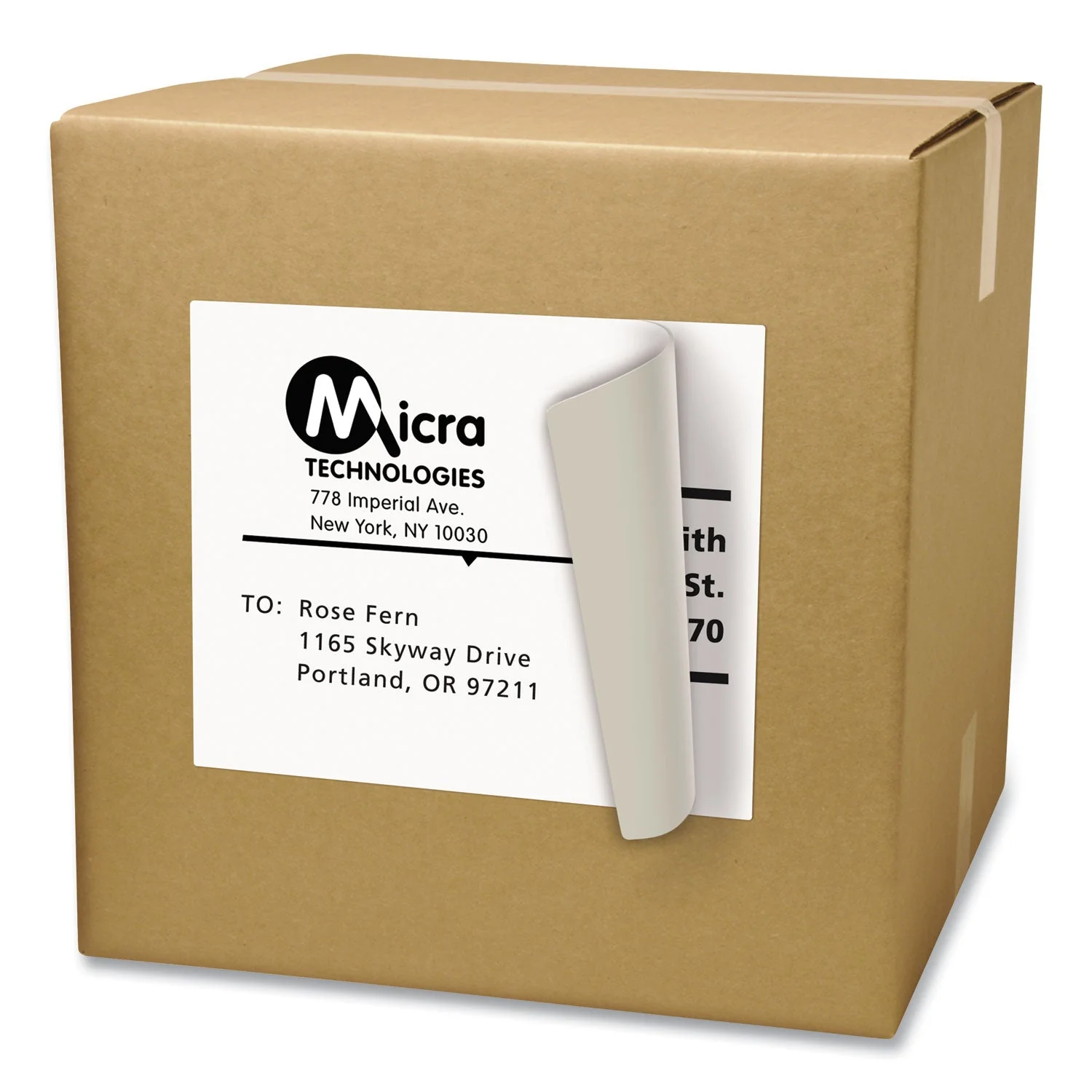 Avery Shipping Labels with TrueBlock Technology, Laser Printers, 8.5 x 11, White, 100/Box - Image 6