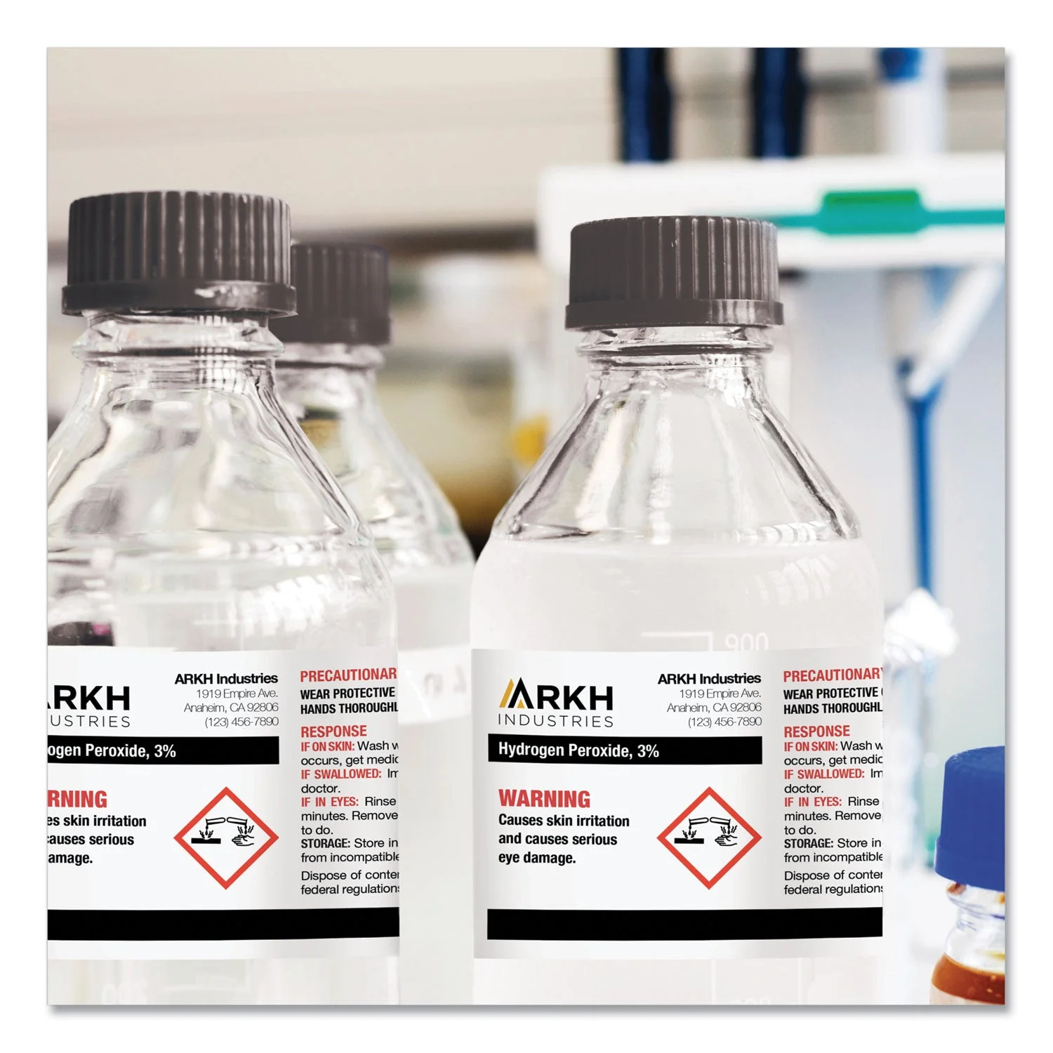 Avery UltraDuty GHS Chemical Waterproof and UV Resistant Labels, 2 x 4, White, 10/Sheet, 50 Sheets/Box - Image 5