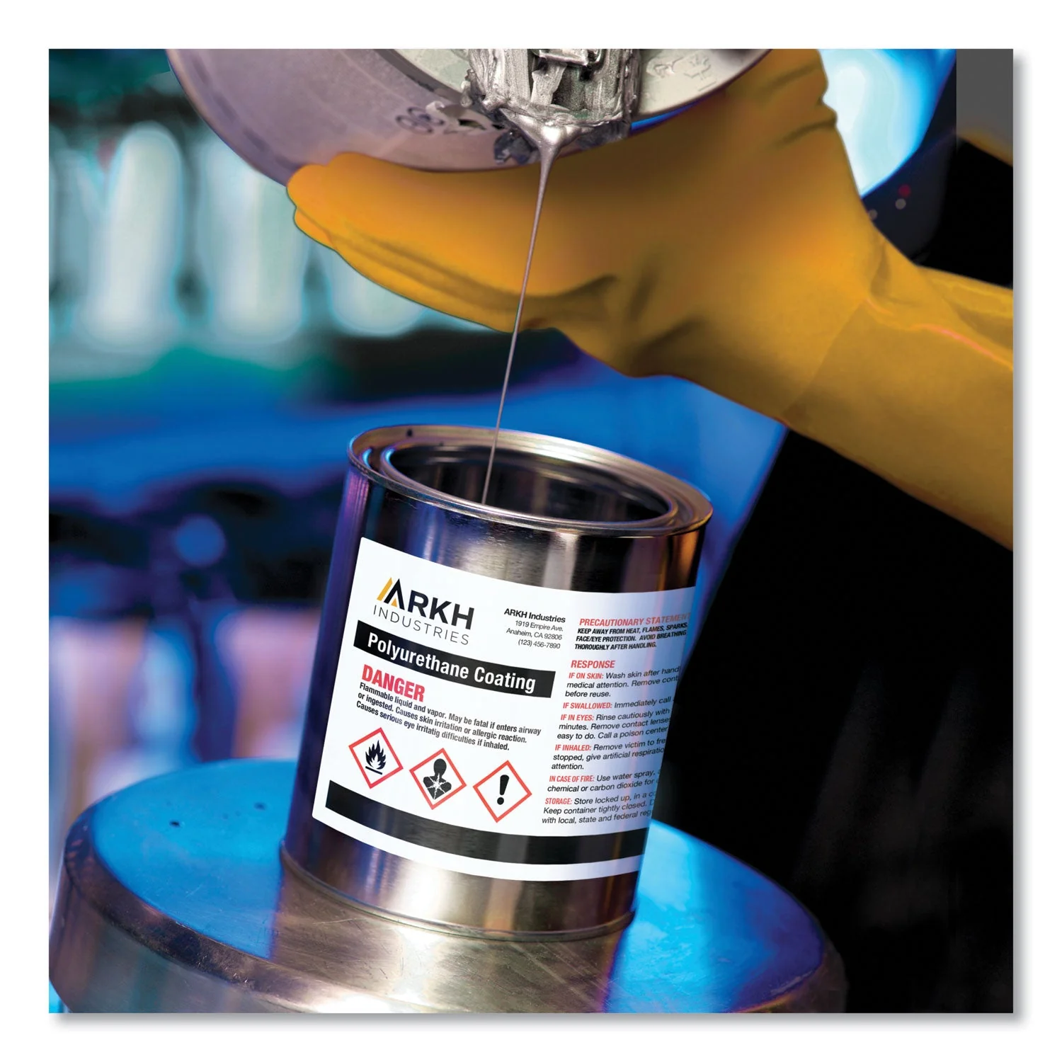 Avery UltraDuty GHS Chemical Waterproof and UV Resistant Labels, 4.75 x 7.75, White, 2/Sheet, 50 Sheets/Box - Image 9